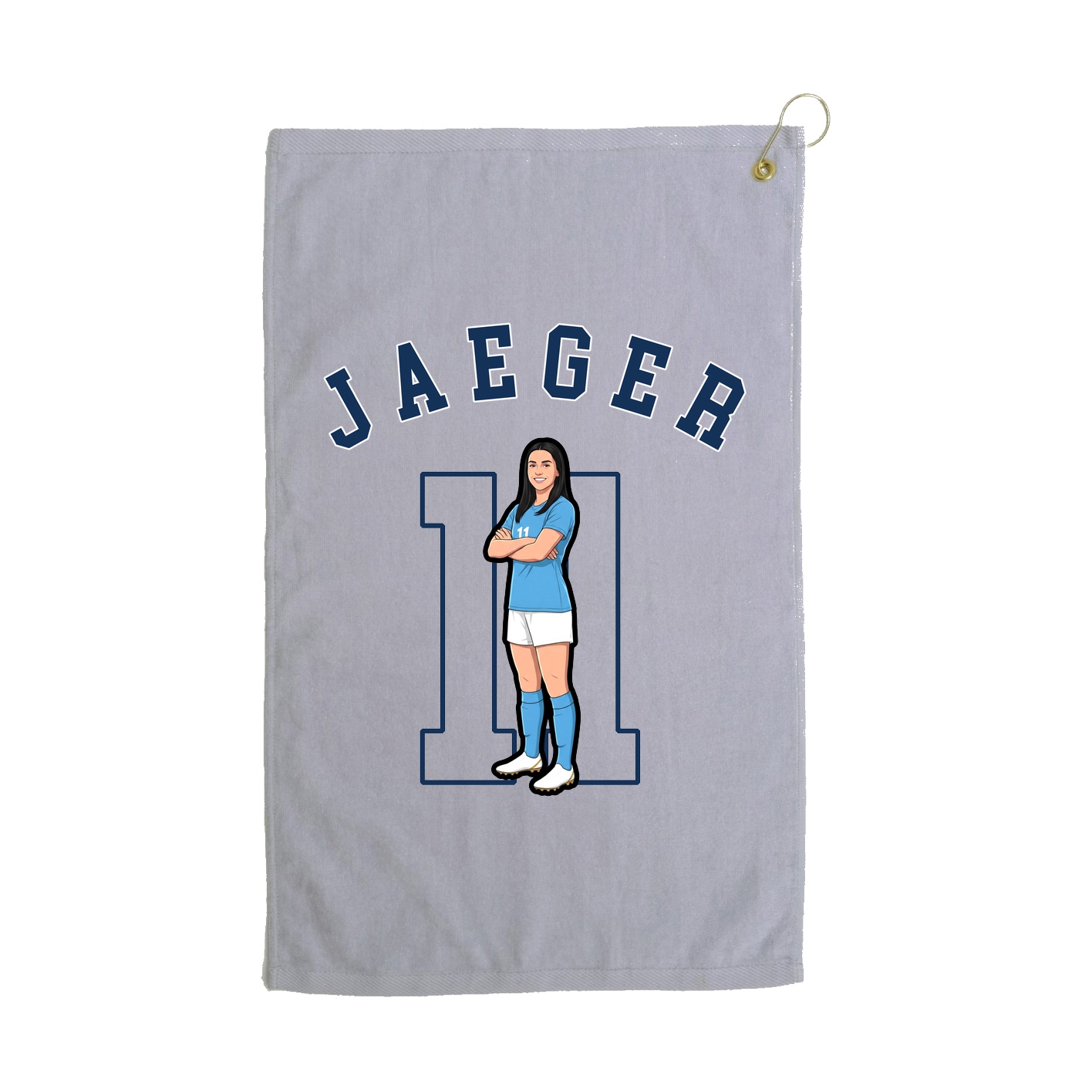 Golf Towel — Shirsey Arch in Grey