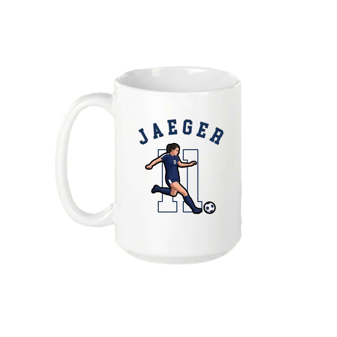 15oz Coffee Mug — Shirsey Arch in White