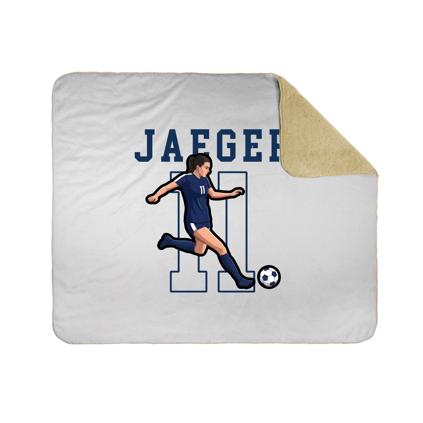 Throw Blanket — Shirsey in White