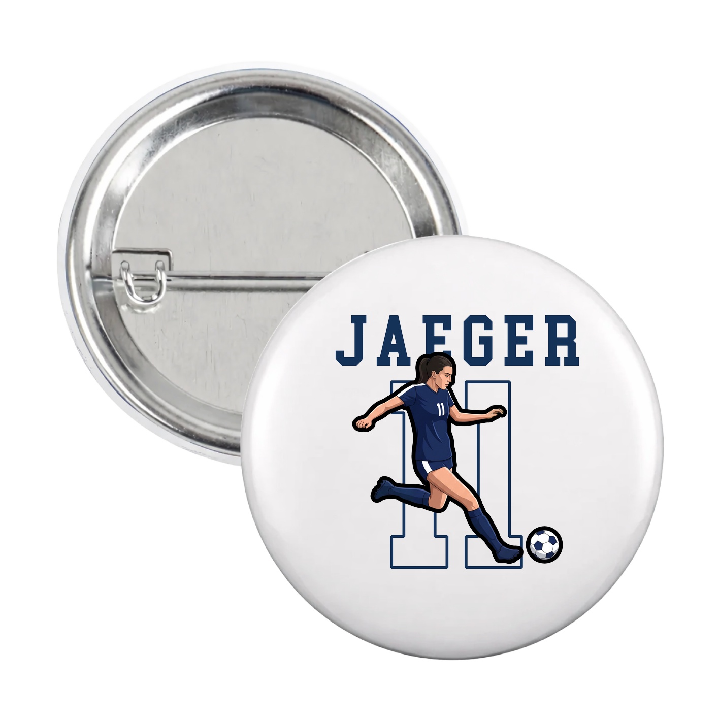 Game Day Button — Shirsey in White