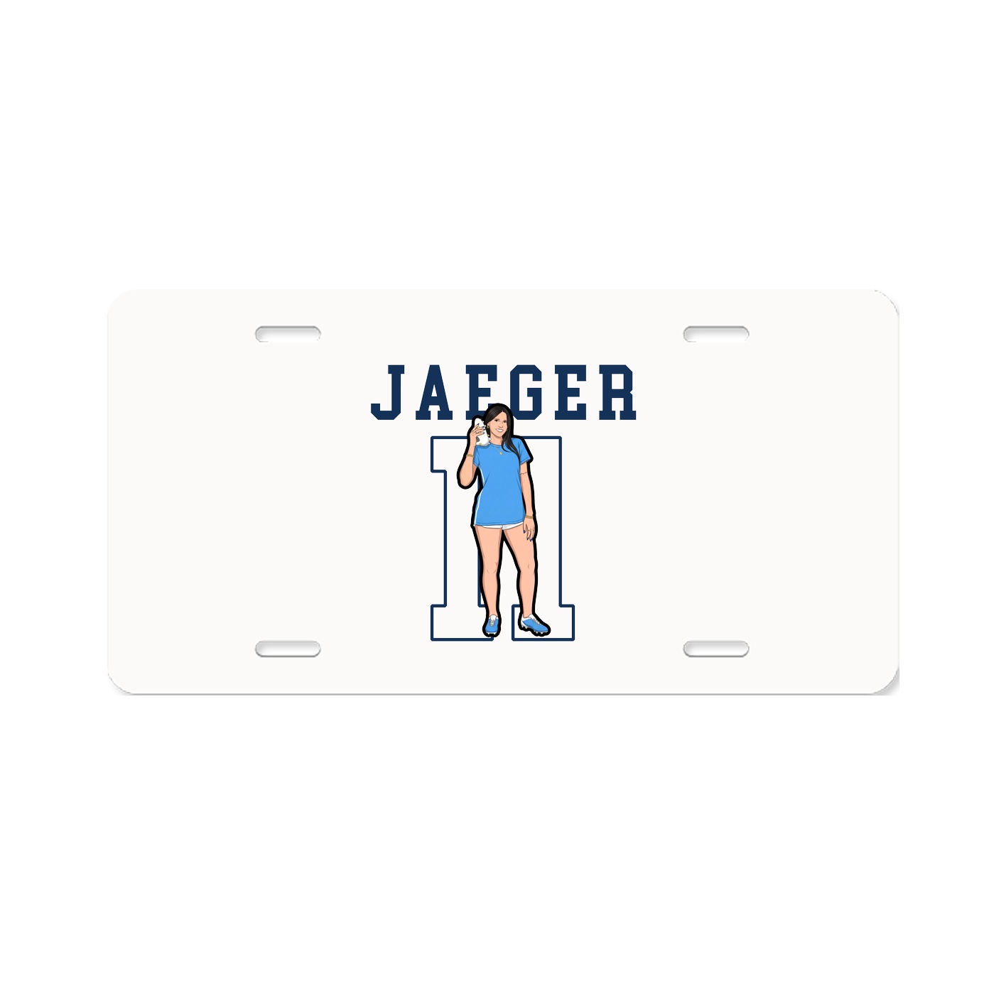License Plate — Shirsey in Classic