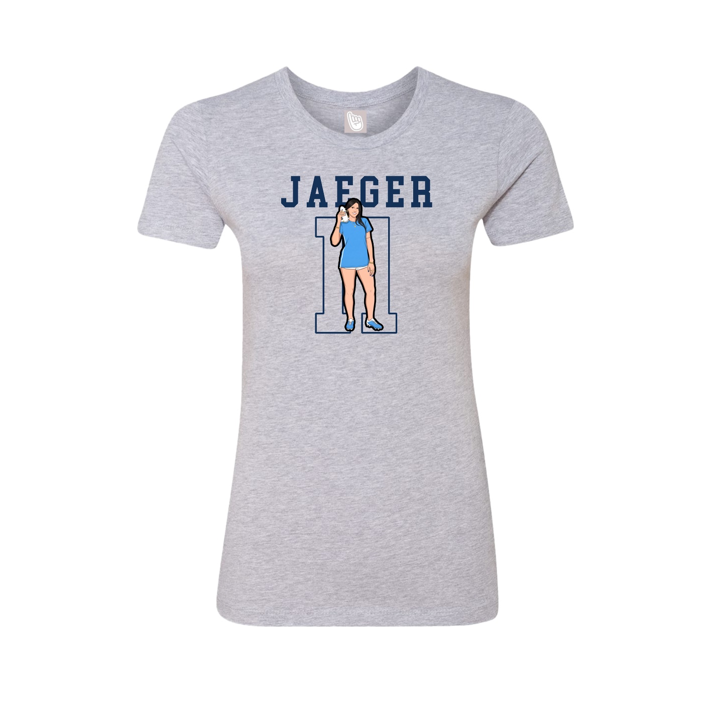 Fitted Women's Tee — Shirsey in Grey