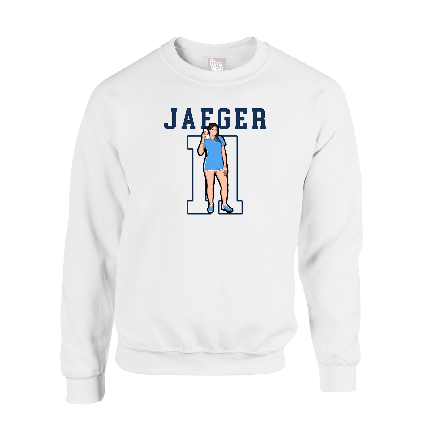 Fleece Crew — Shirsey in White
