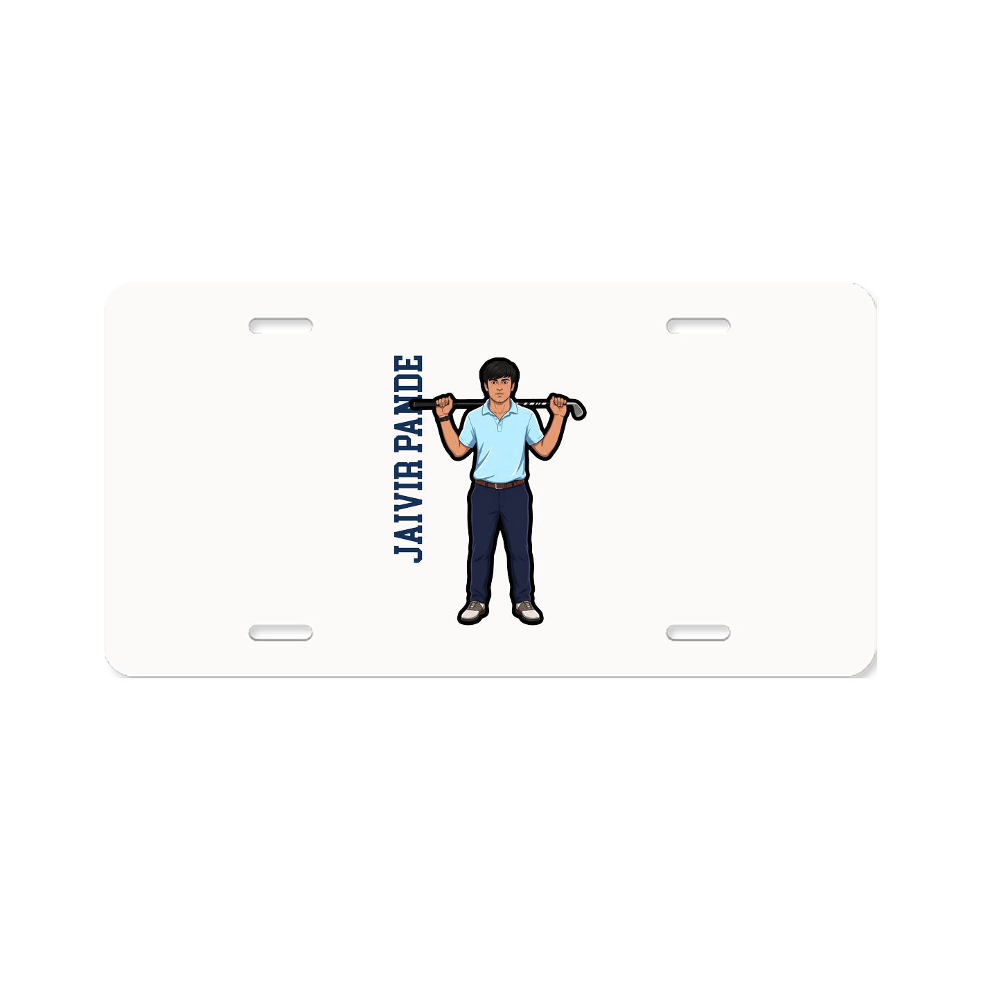Aluminum License Plate