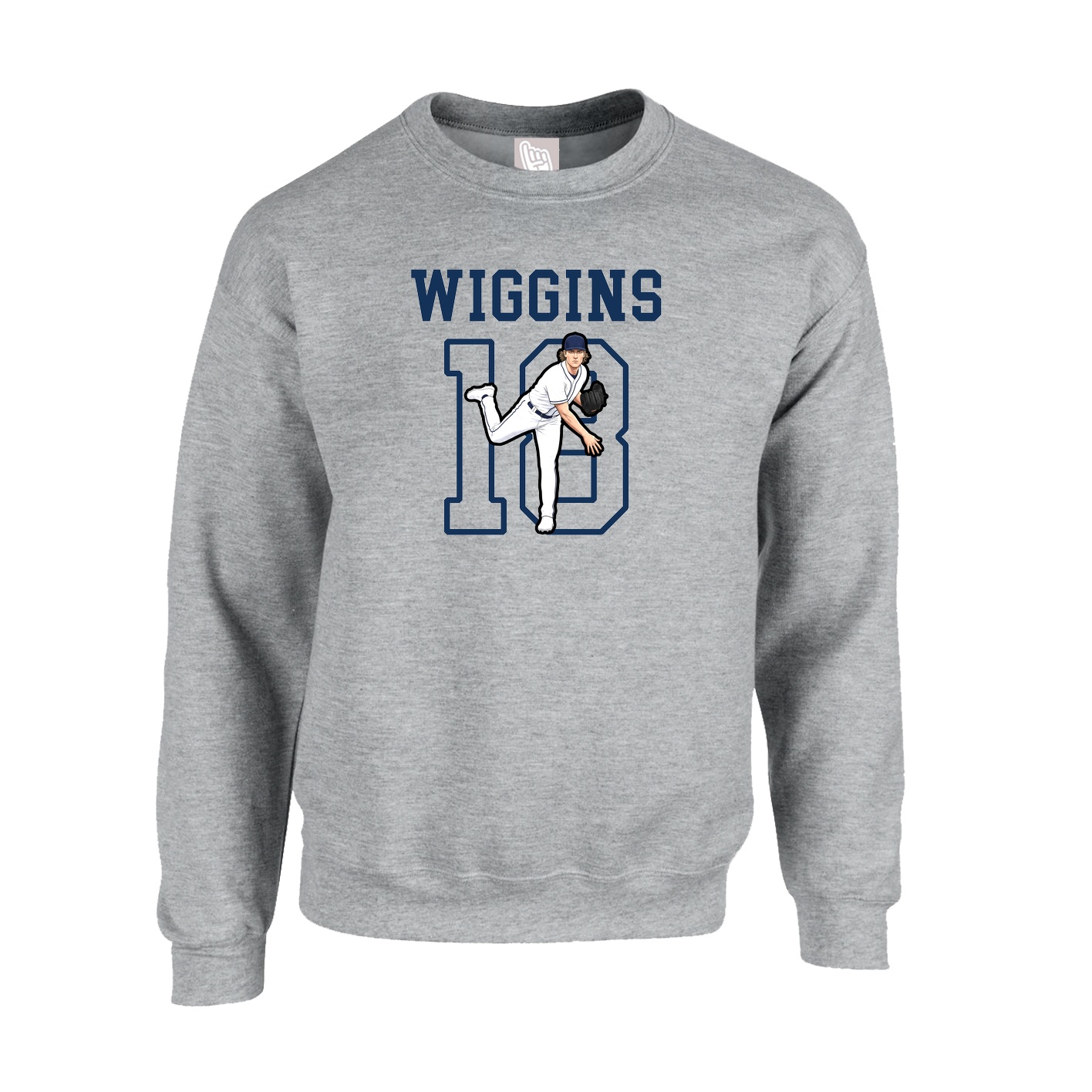 Fleece Crew — Shirsey in Grey