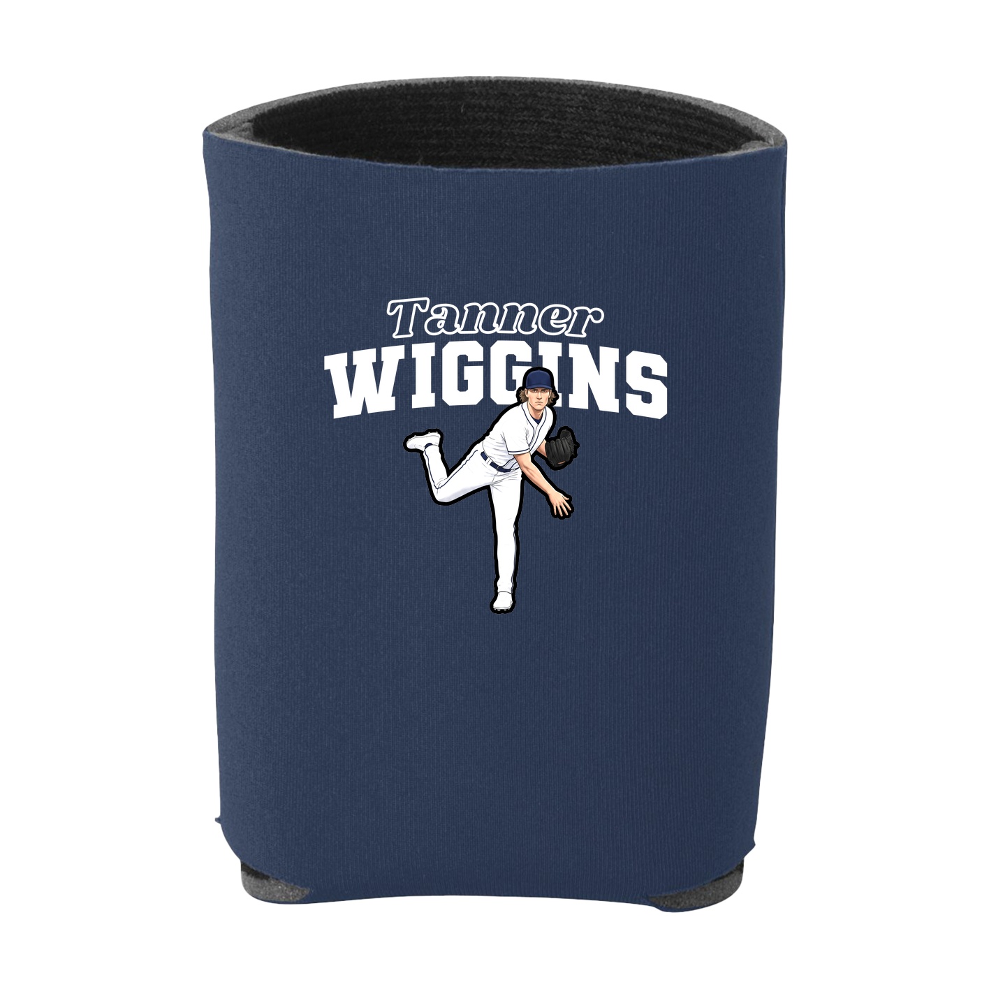 Can Holder — Name Arch in Navy