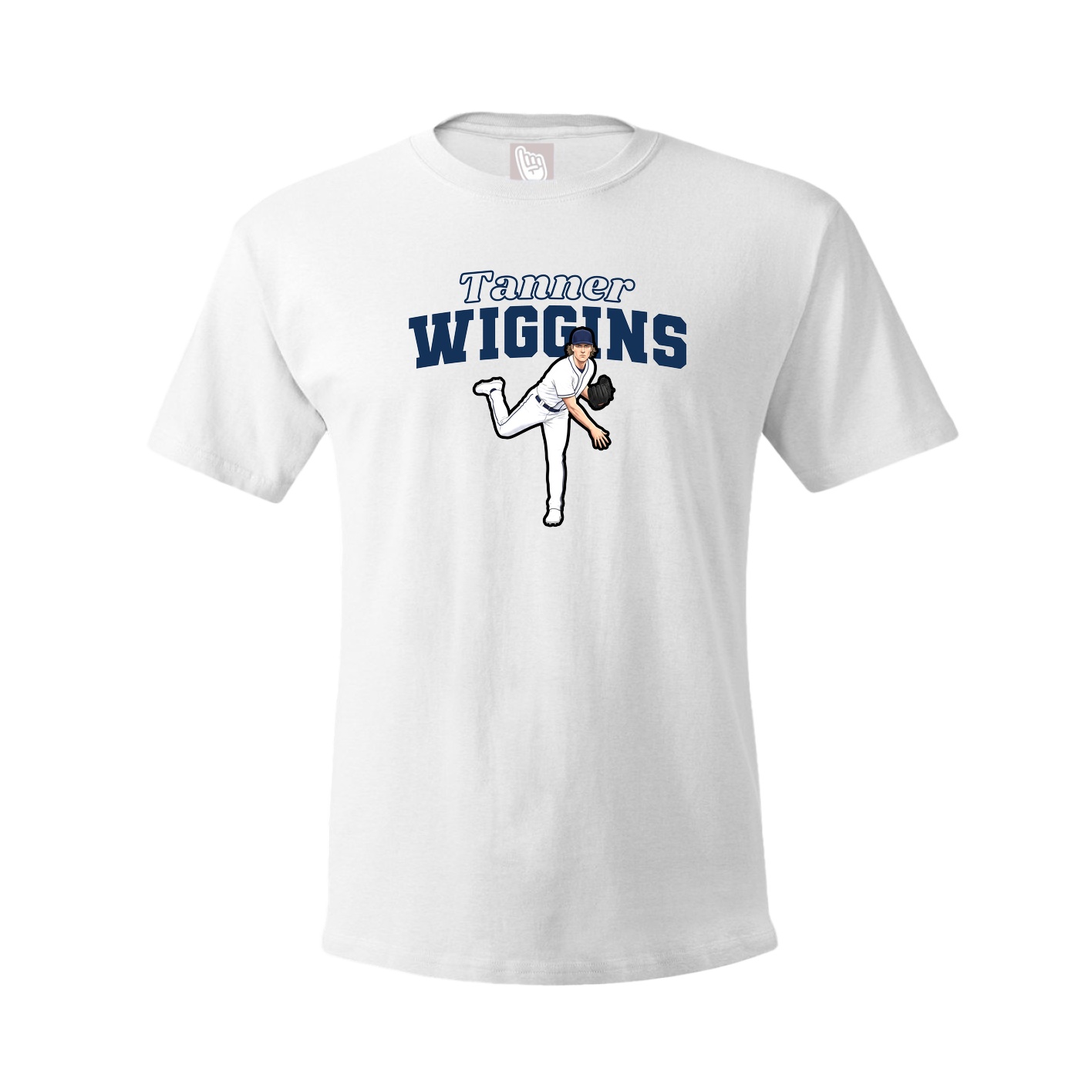 Tee — Name Arch in White