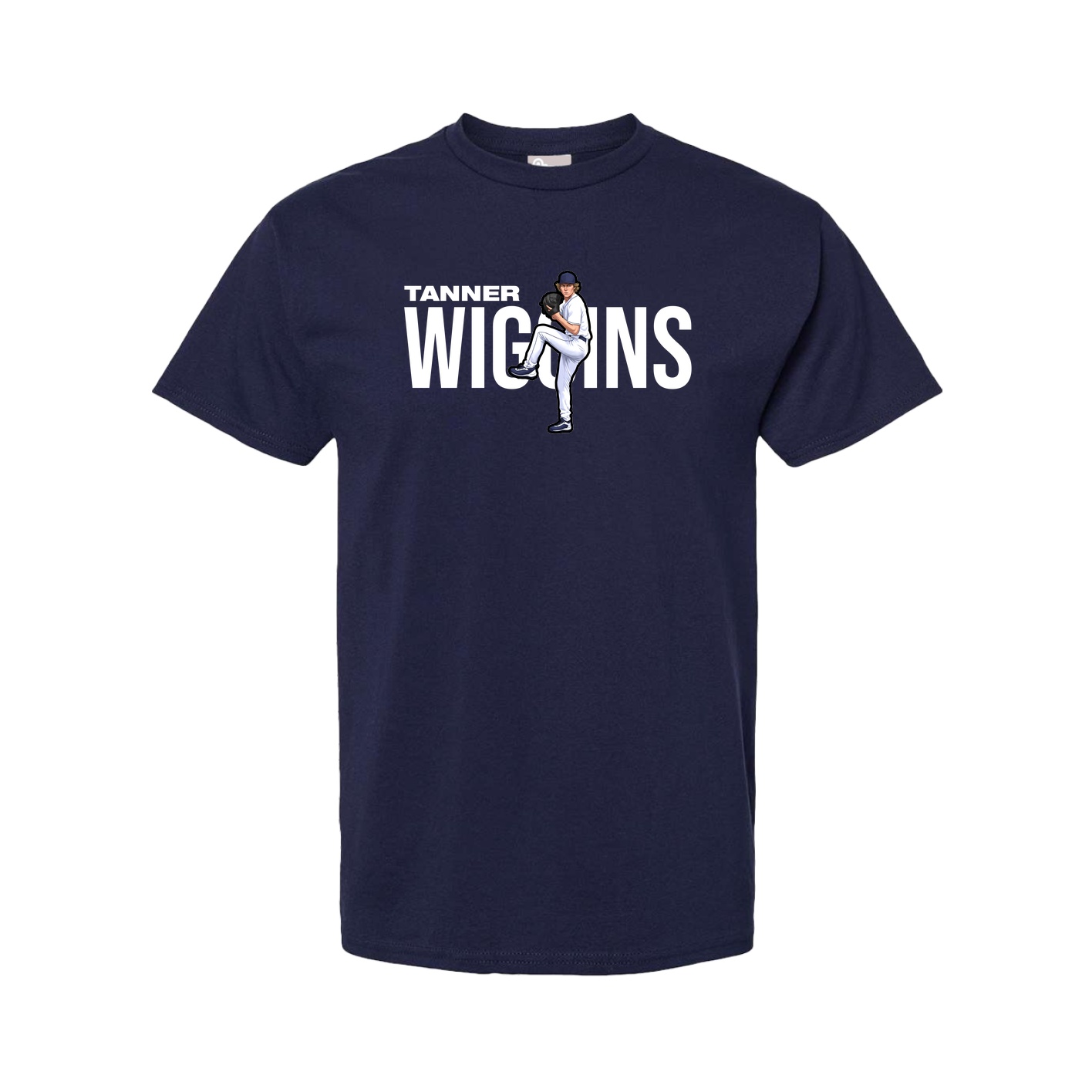 Tee — Player Name in Navy
