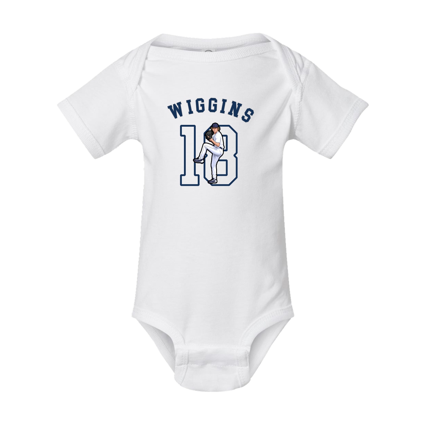 Baby Onesie — Shirsey Arch in White