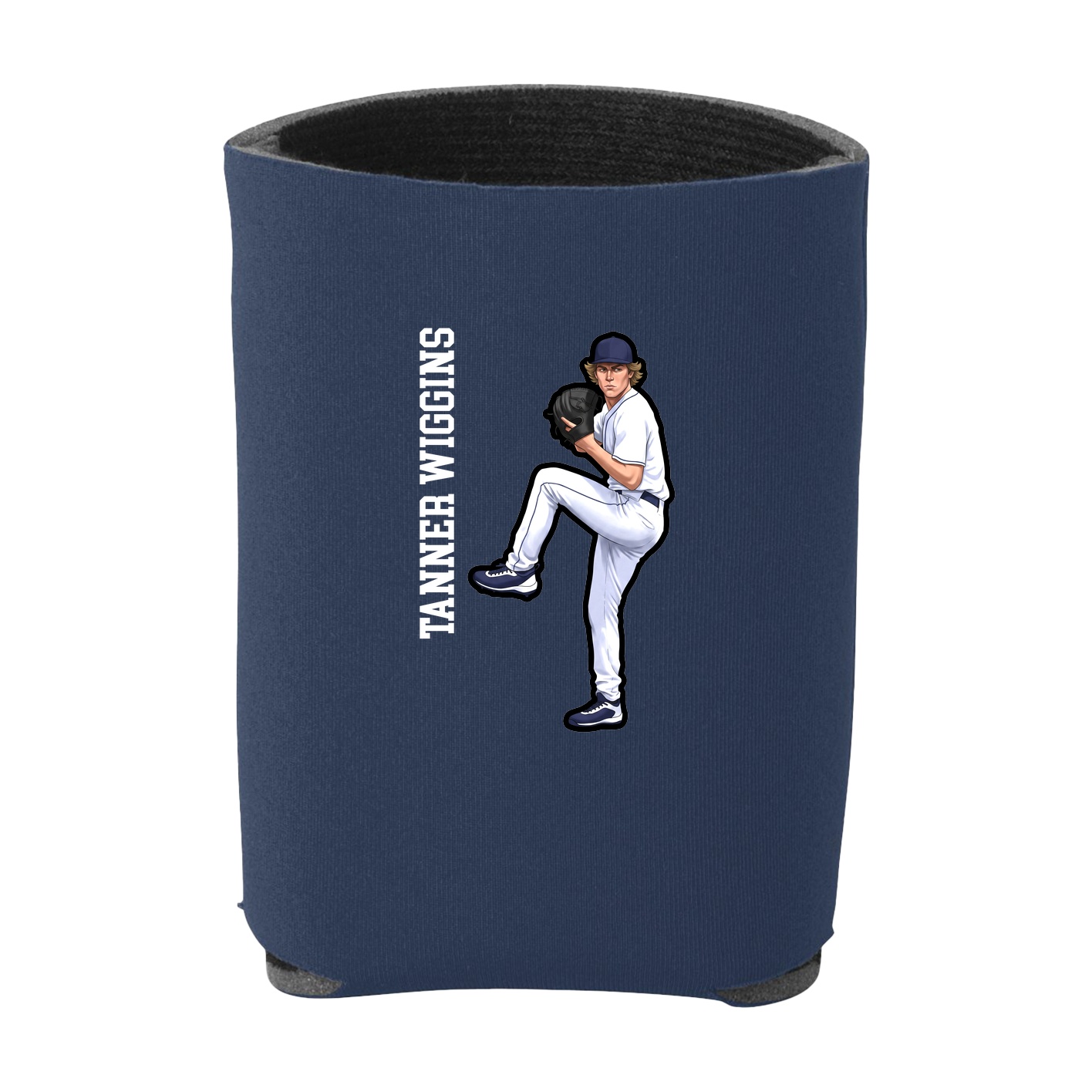 Can Holder — Name Vertical in Navy