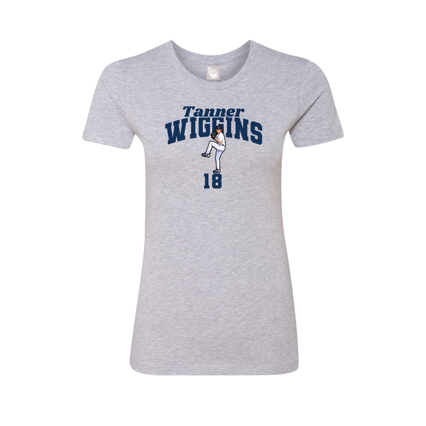 Womens Tee — Signature Arch in Grey