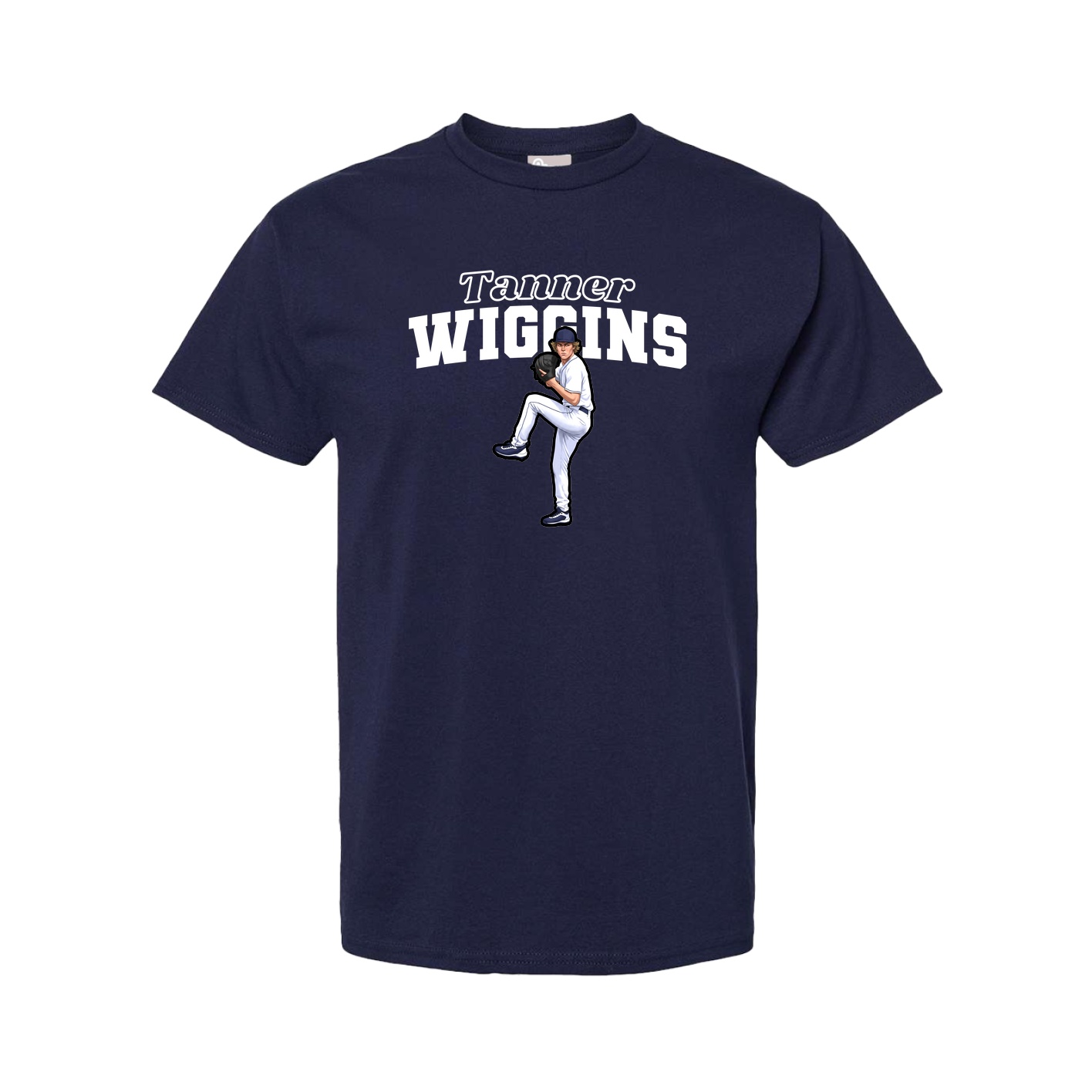 Youth Tee — Name Arch in Navy