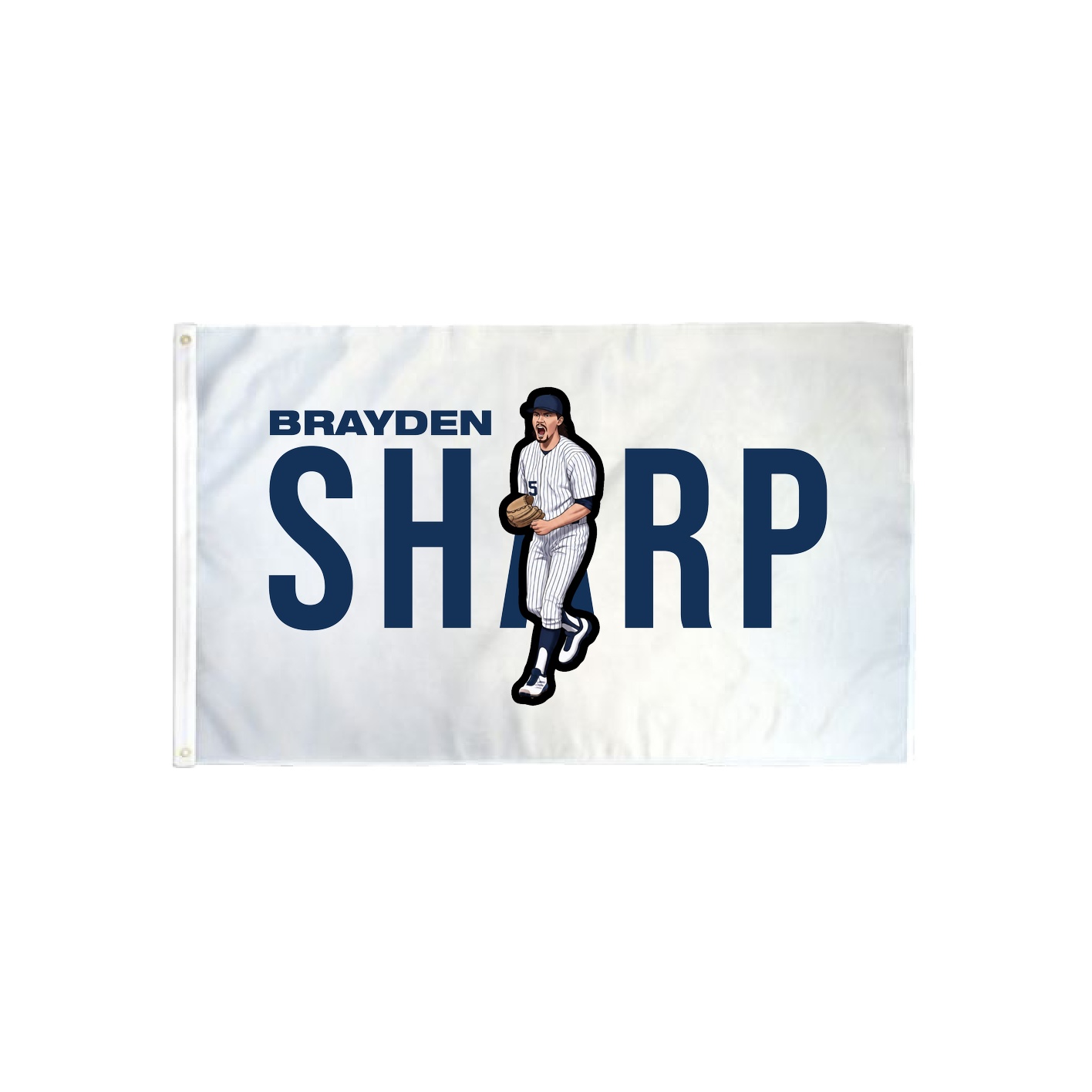 3x5 Flag — Player Name in Classic