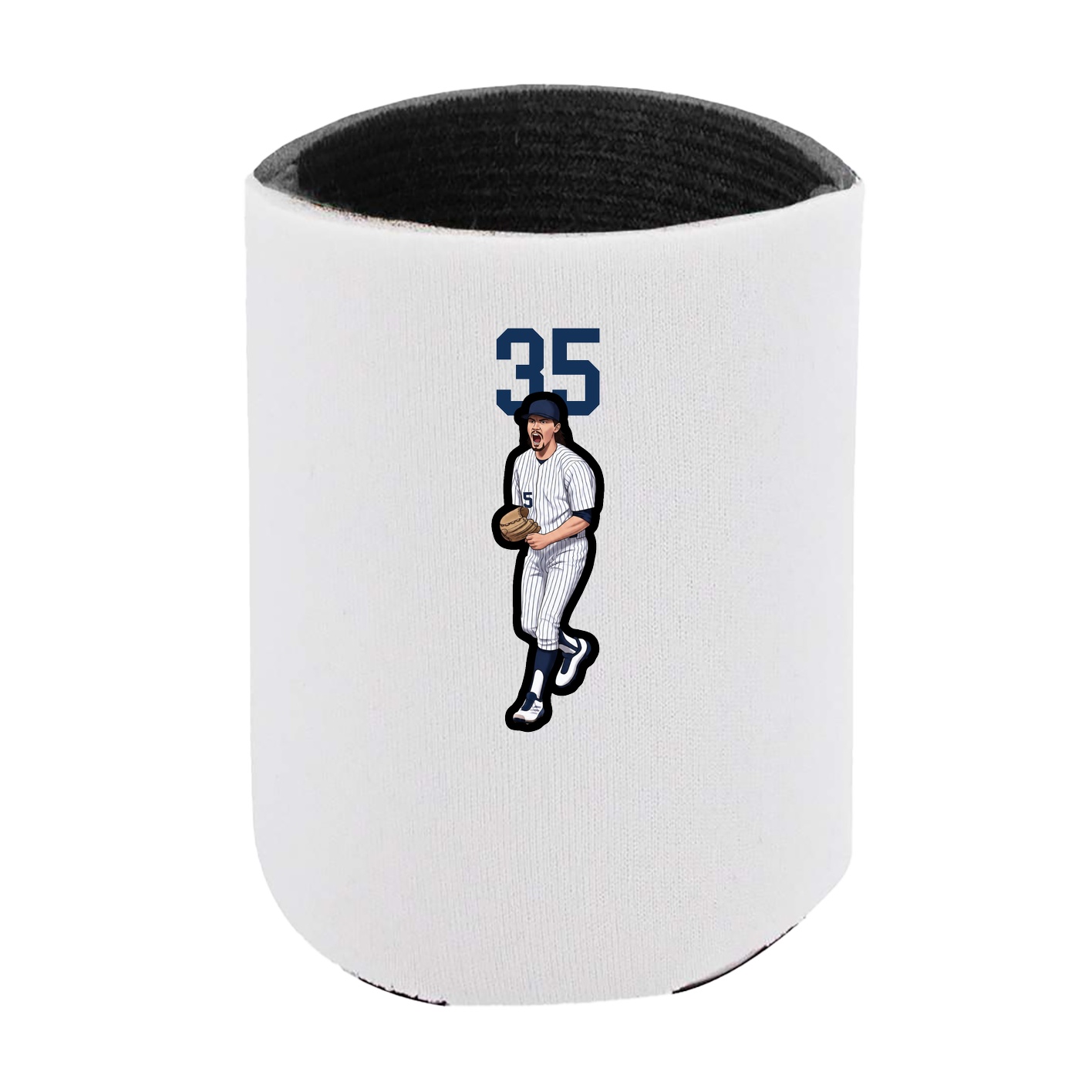 Can Holder — Number Top in White