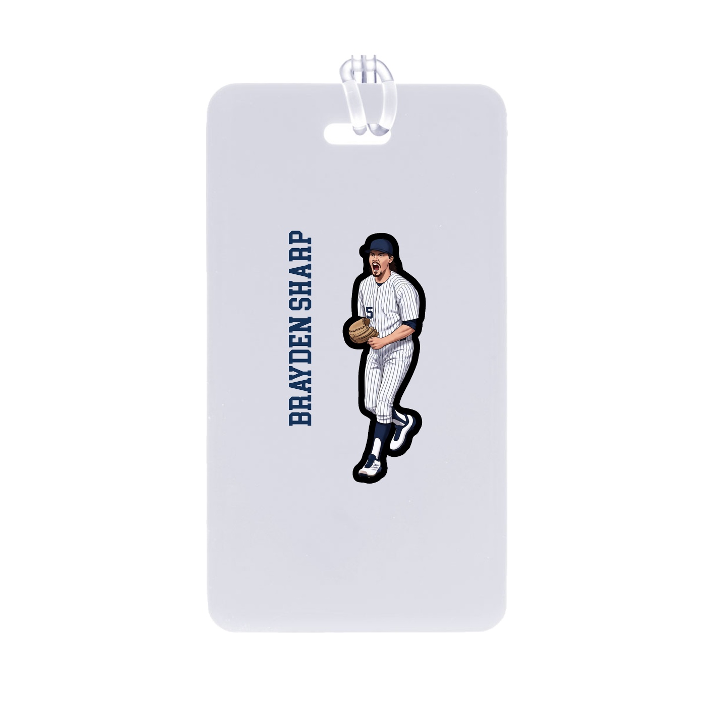 Bag Tag — Name Vertical in Classic