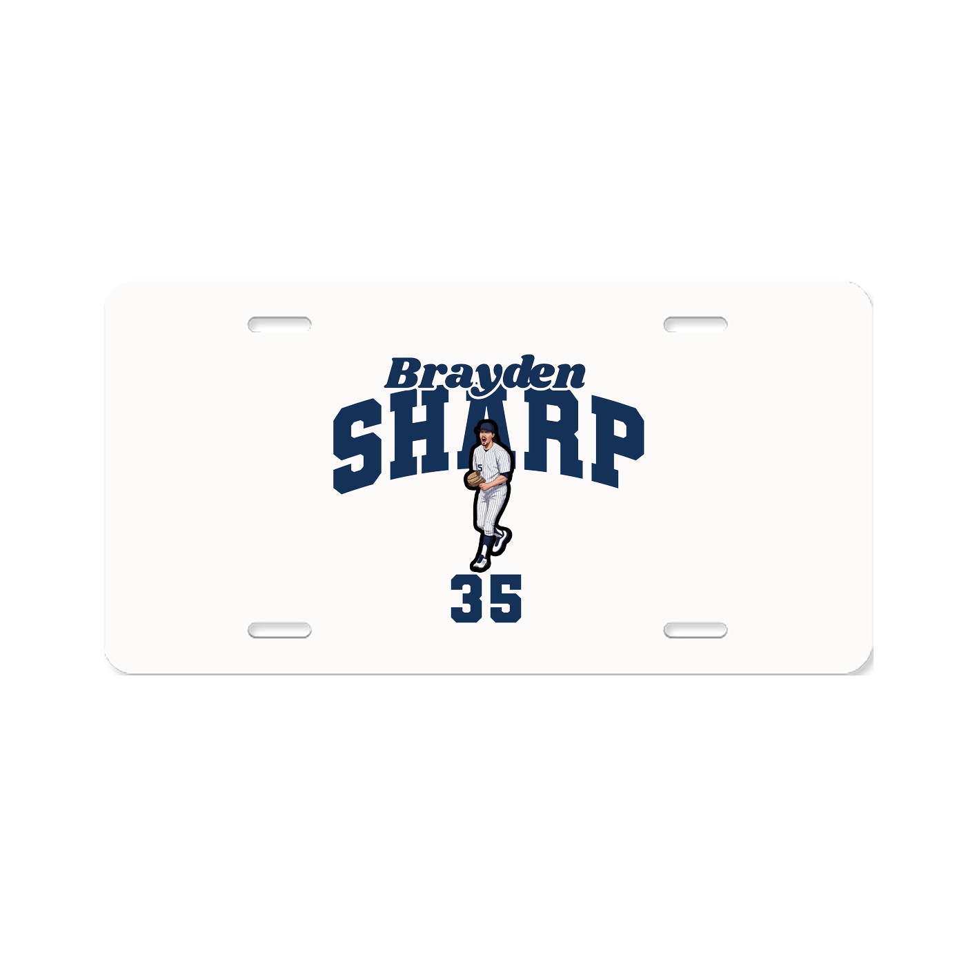 License Plate — Signature Arch in Classic