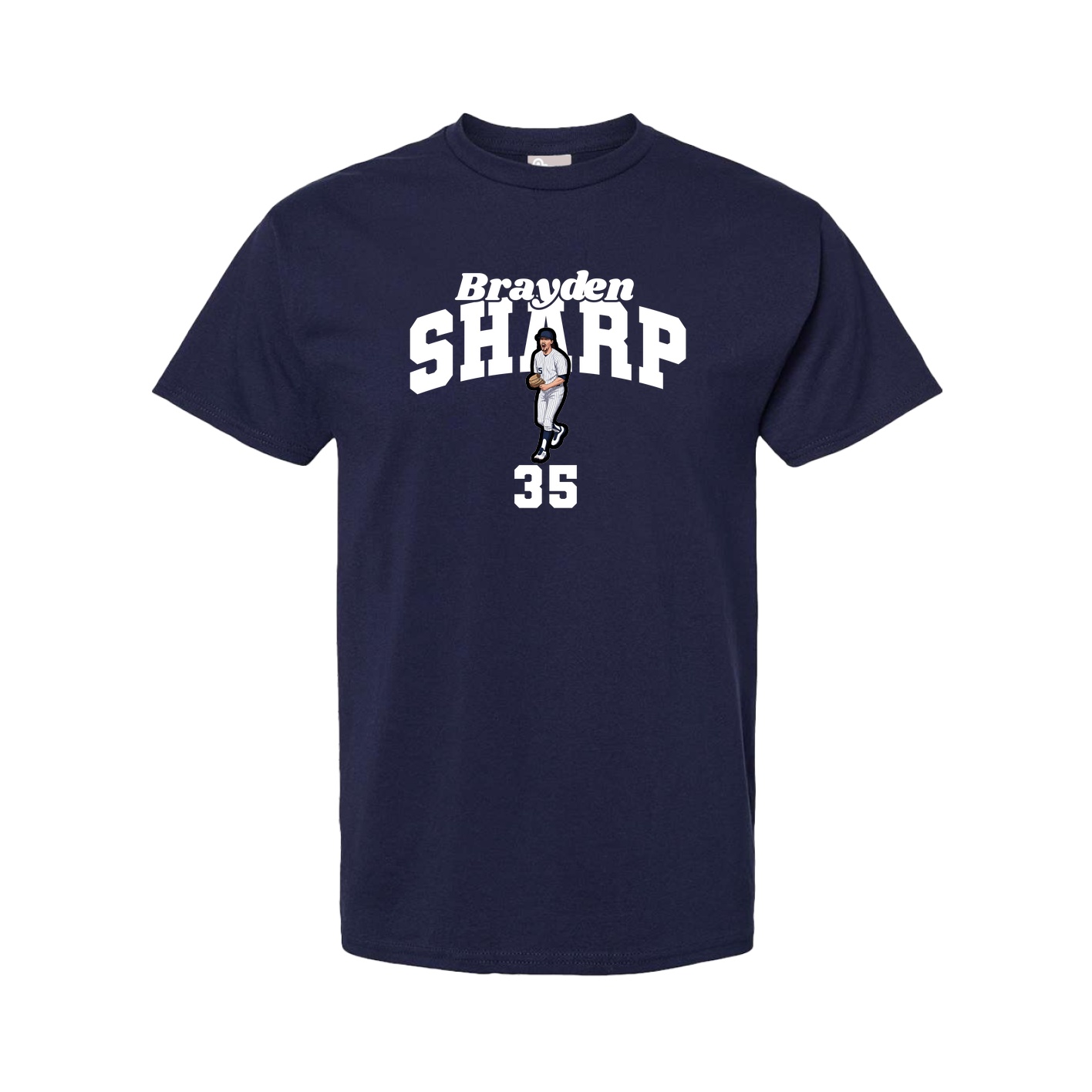 Tee — Signature Arch in Navy