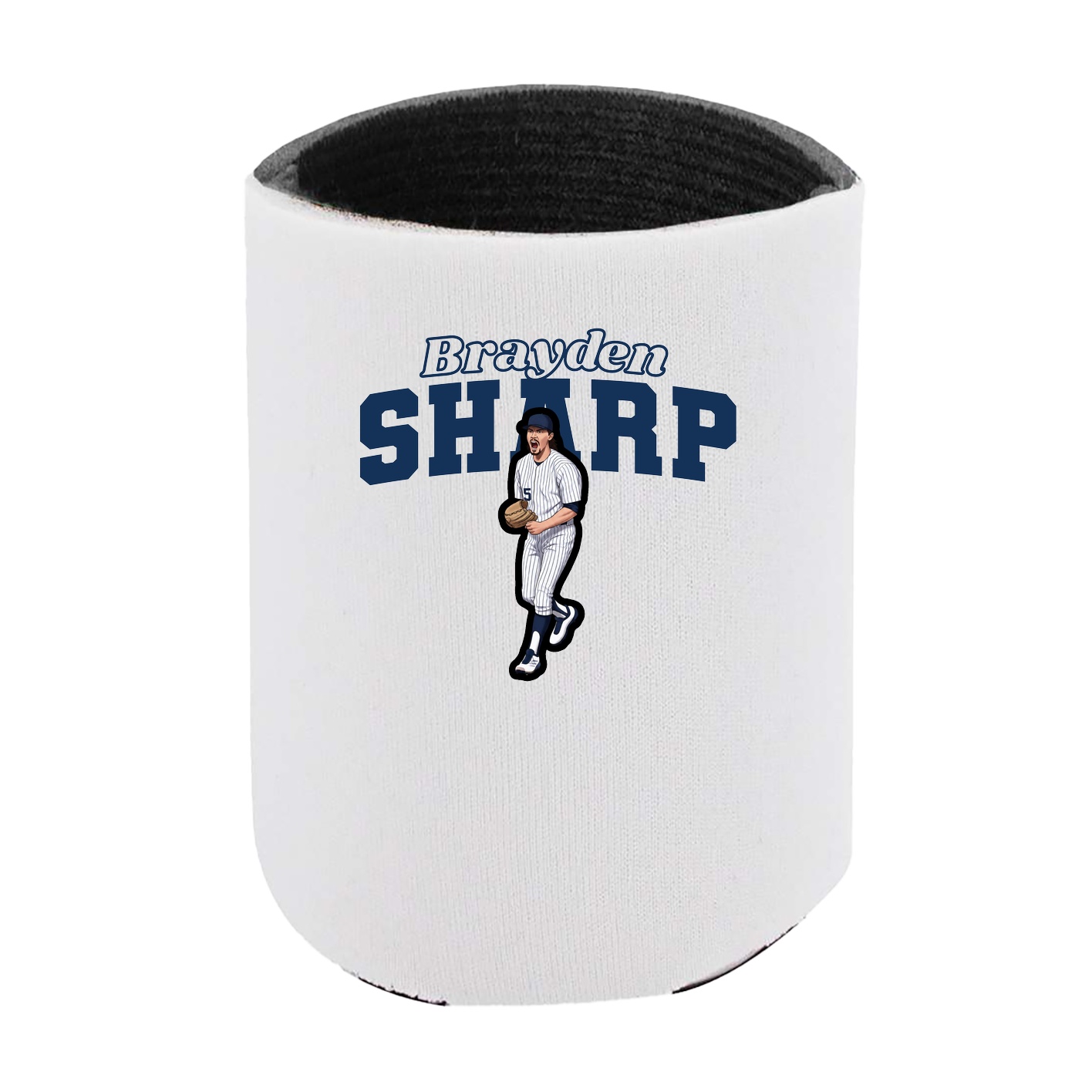 Can Holder — Name Arch in White