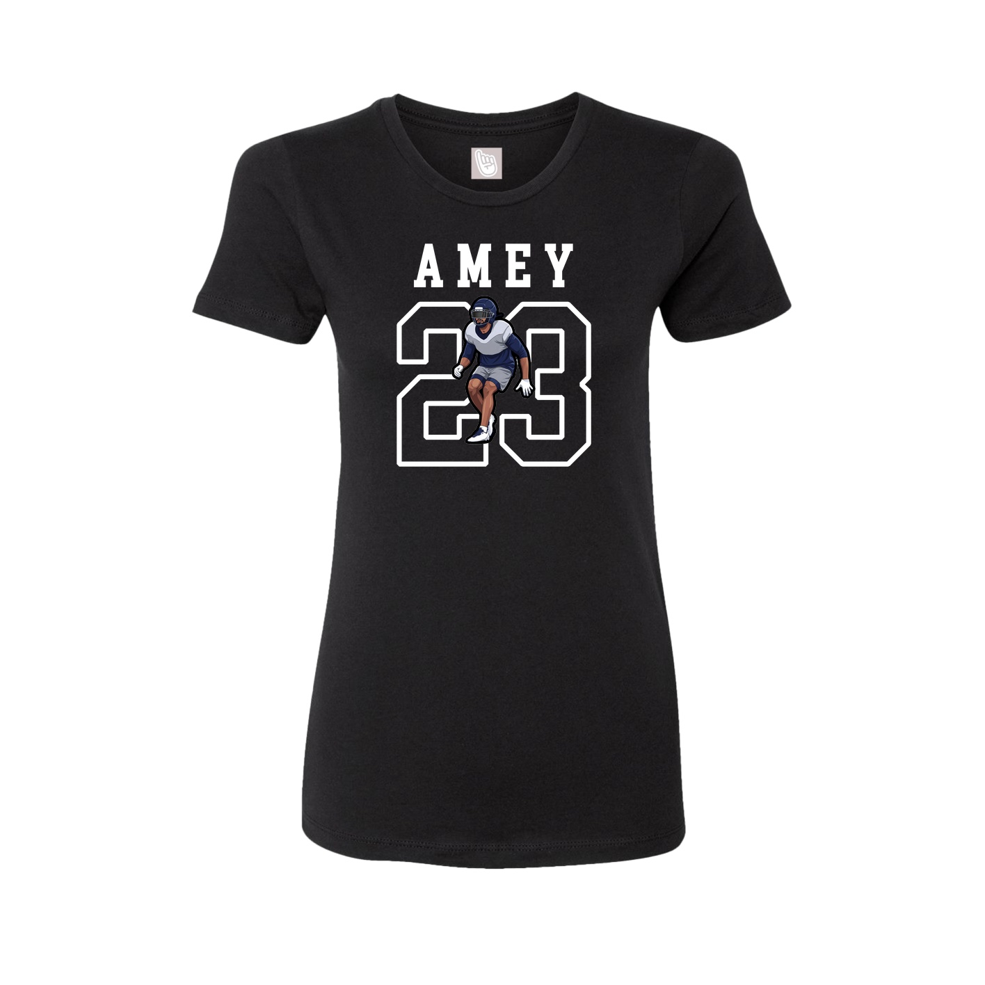 Fitted Women's Tee — Shirsey in Black