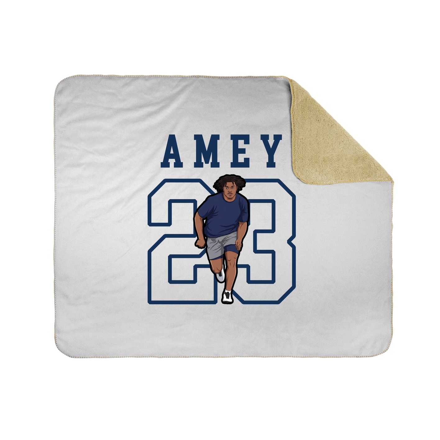 Throw Blanket — Shirsey in White