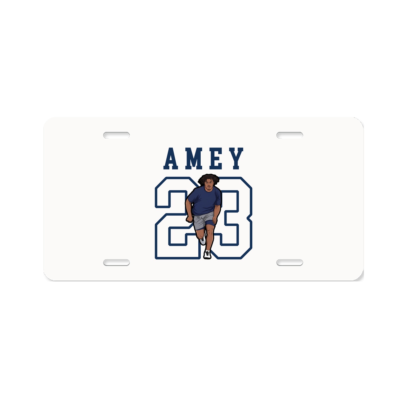 License Plate — Shirsey in Classic