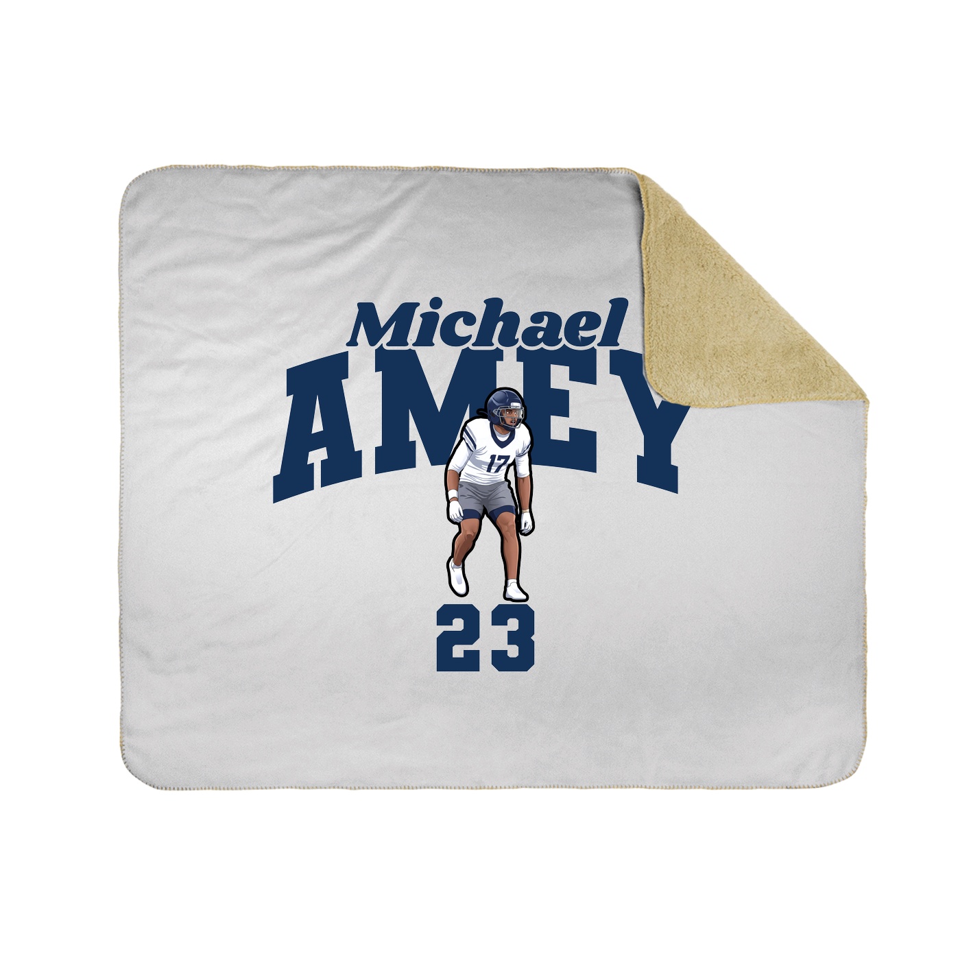 Throw Blanket — Signature Arch in White