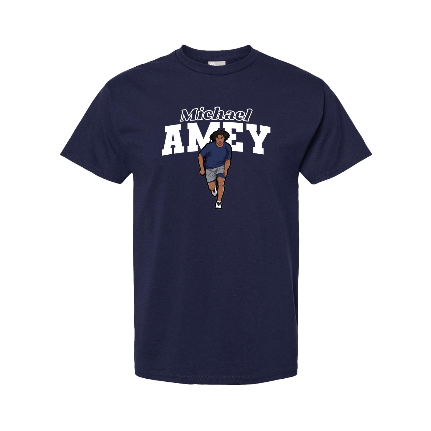 Tee — Name Arch in Navy