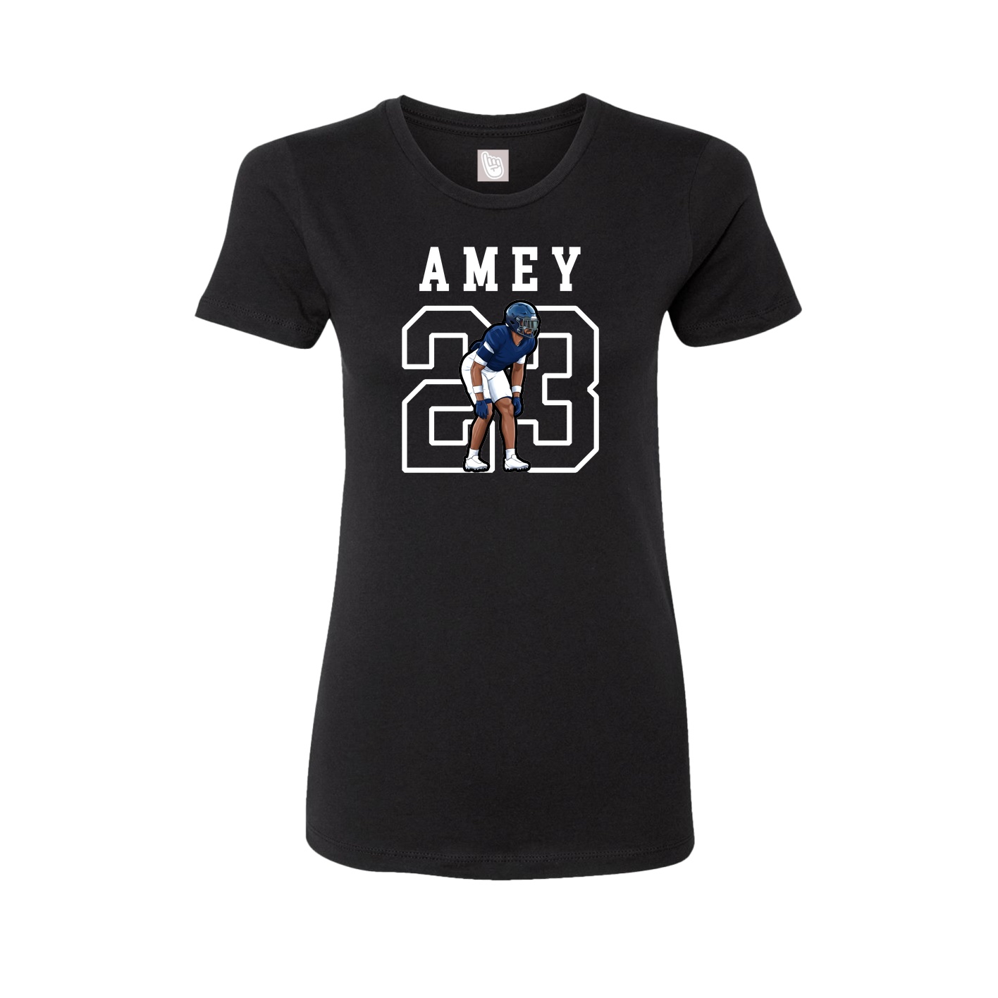 Fitted Women's Tee — Shirsey in Black