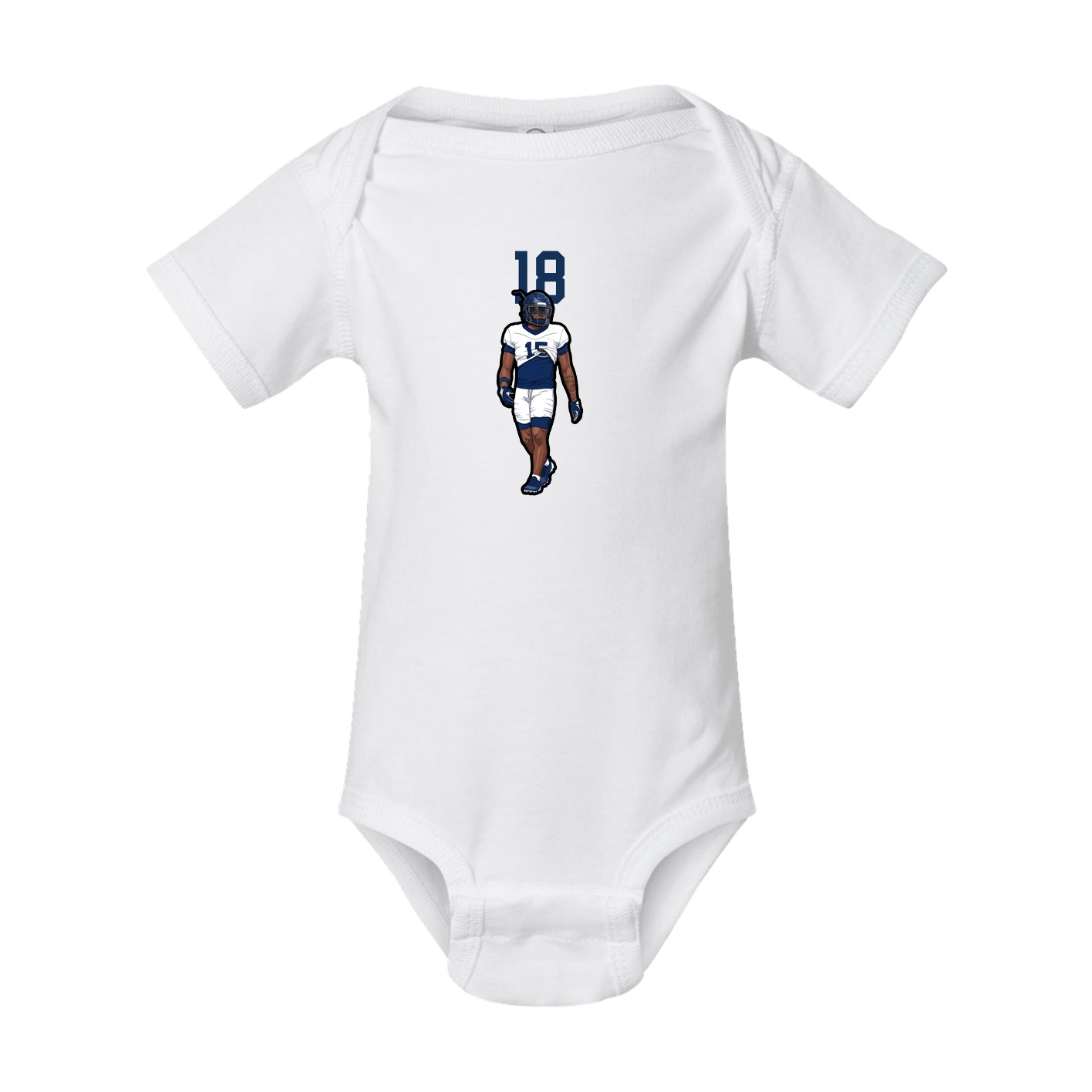 Baby Onesie — Number Top in White