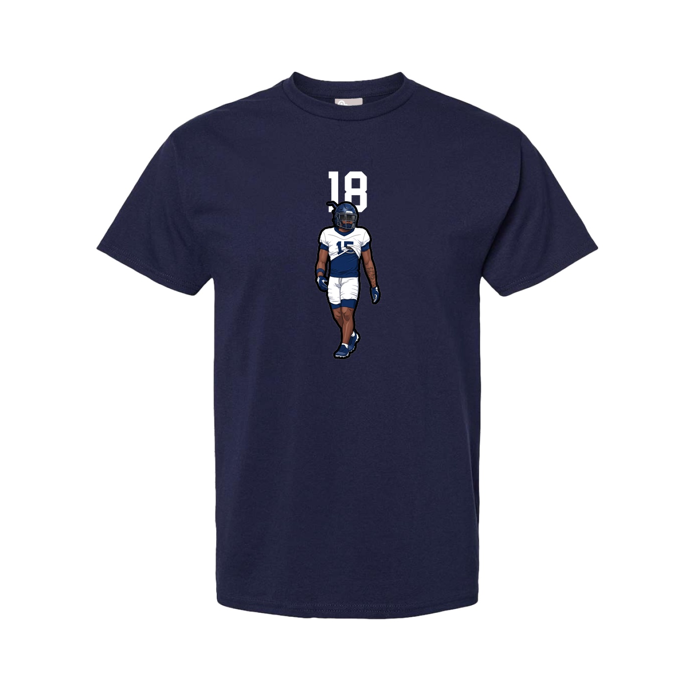 Tee — Number Top in Navy