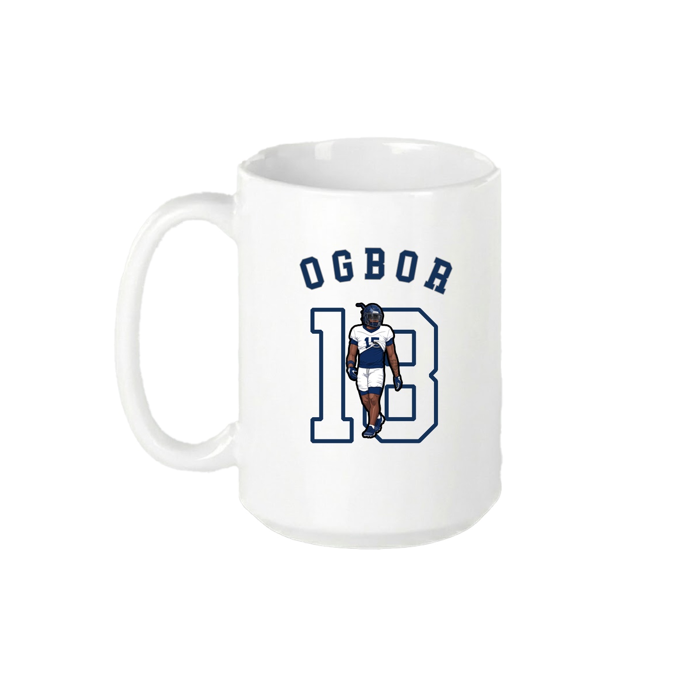 15oz Coffee Mug — Shirsey Arch in White