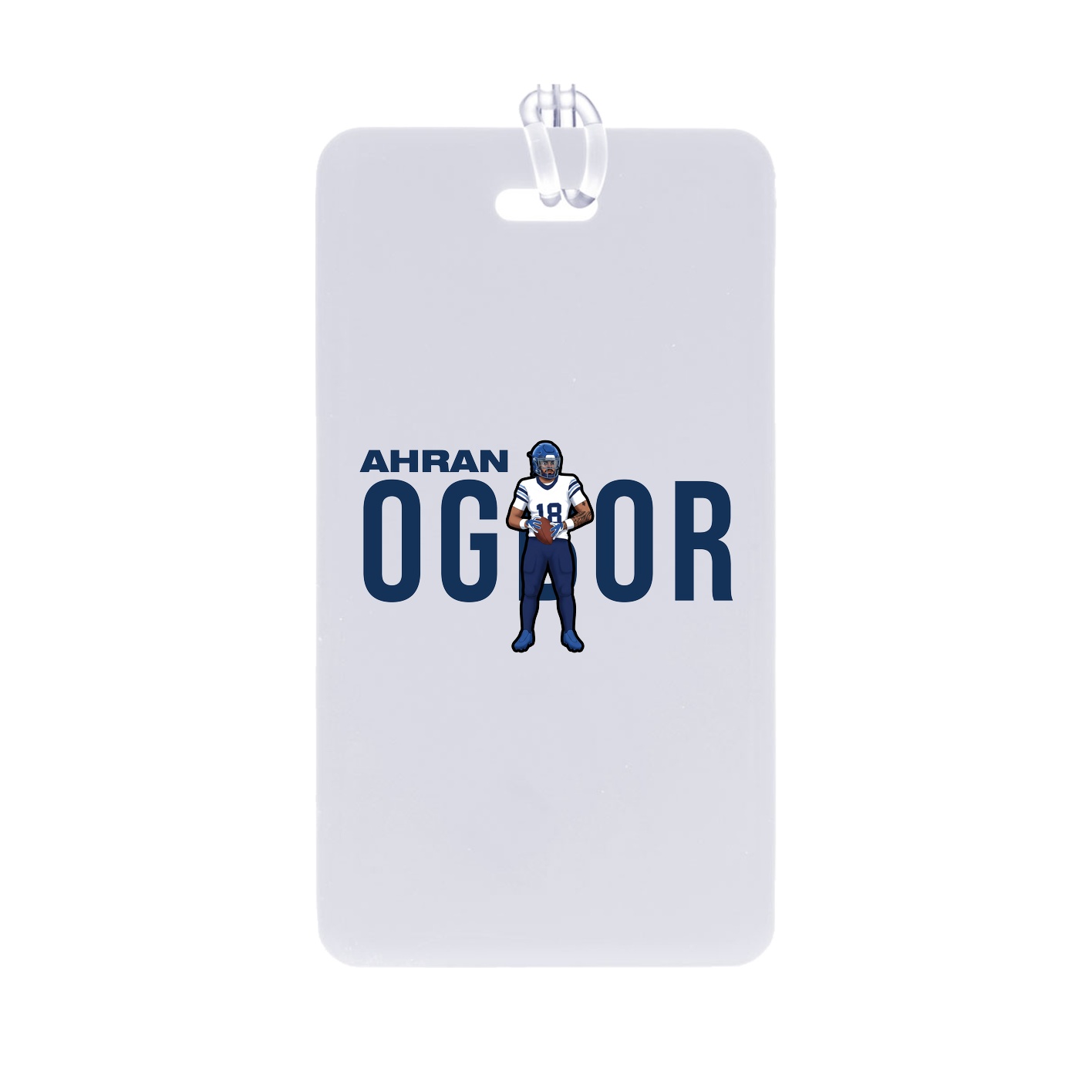 Bag Tag — Player Name in Classic