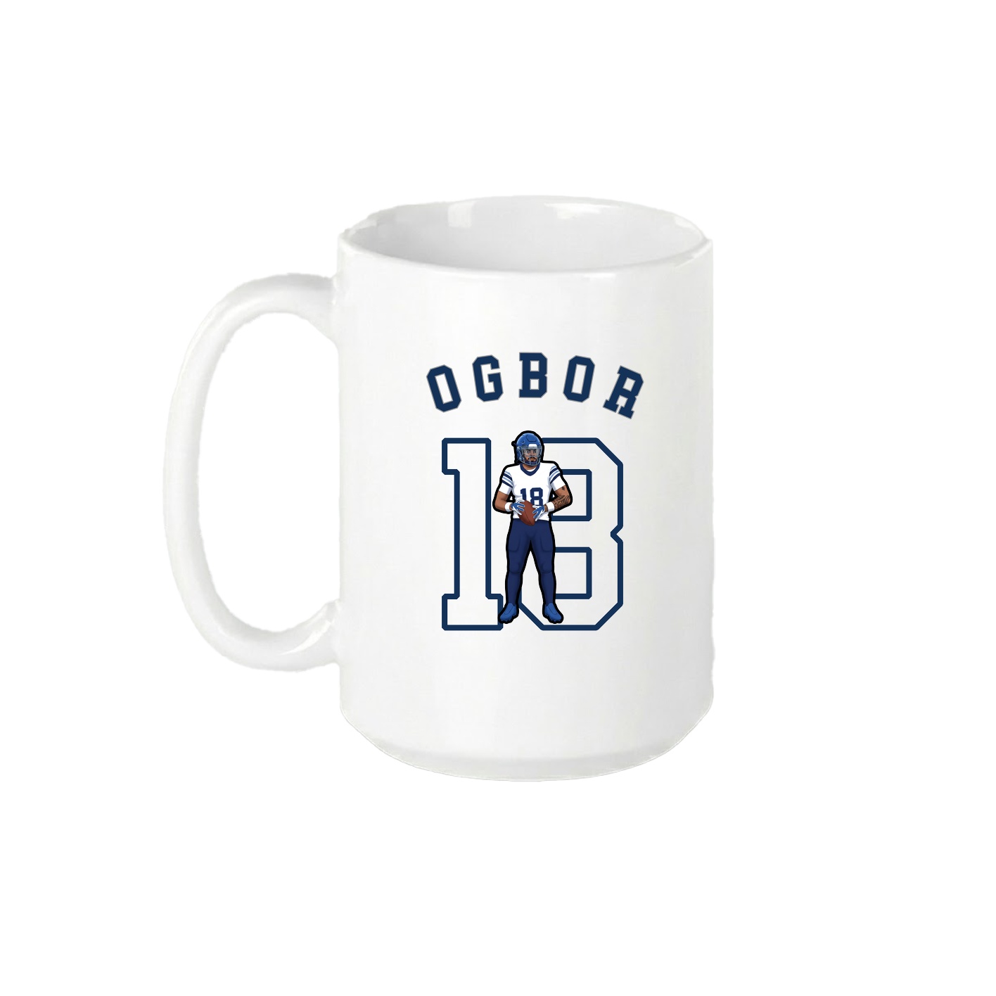 15oz Coffee Mug — Shirsey Arch in White