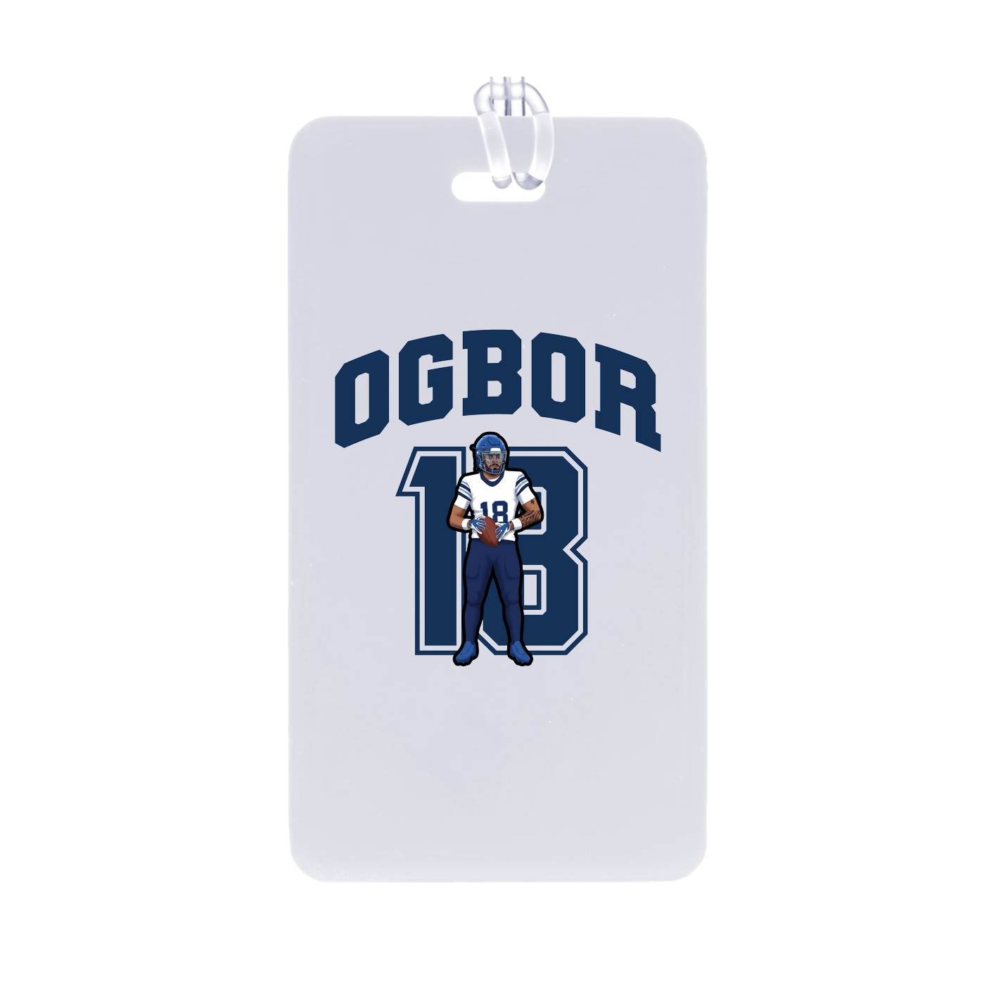 Bag Tag — Number in Classic