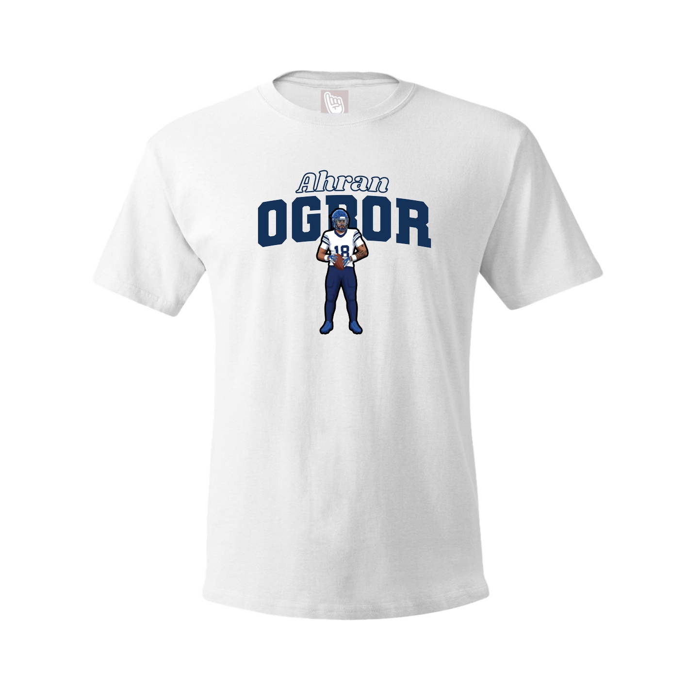 Tee — Name Arch in White