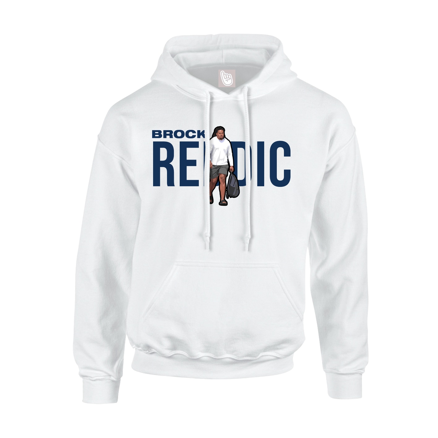 Hoodie — Player Name in White