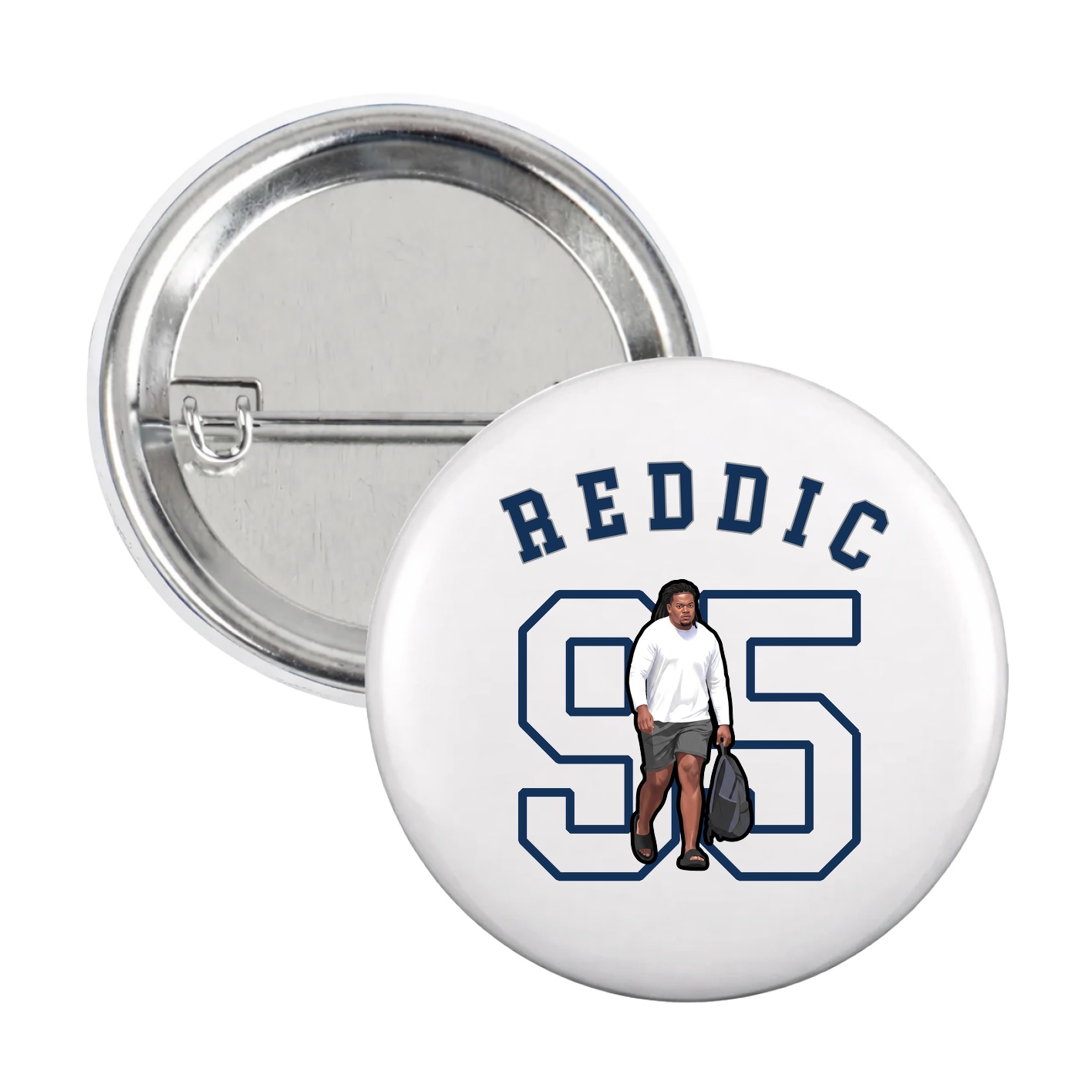 Game Day Button — Shirsey Arch in White