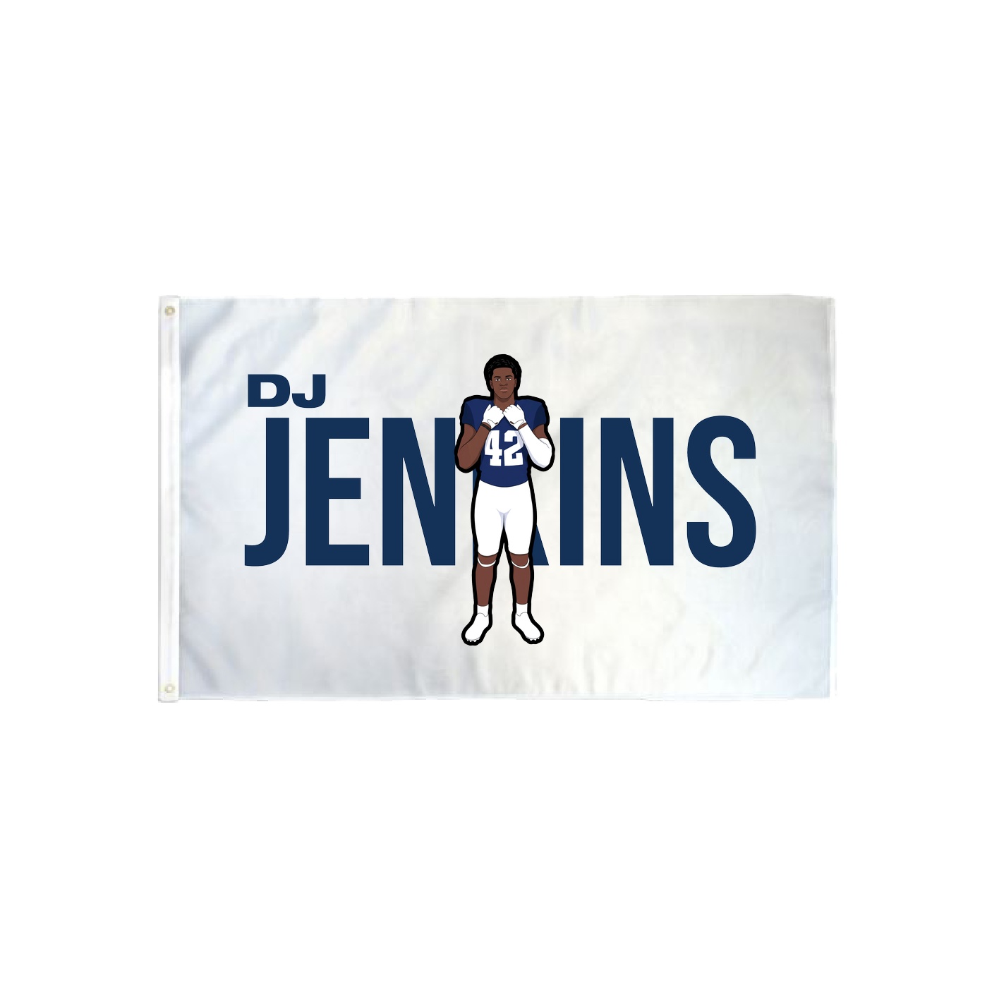 3x5 Flag — Player Name in Classic