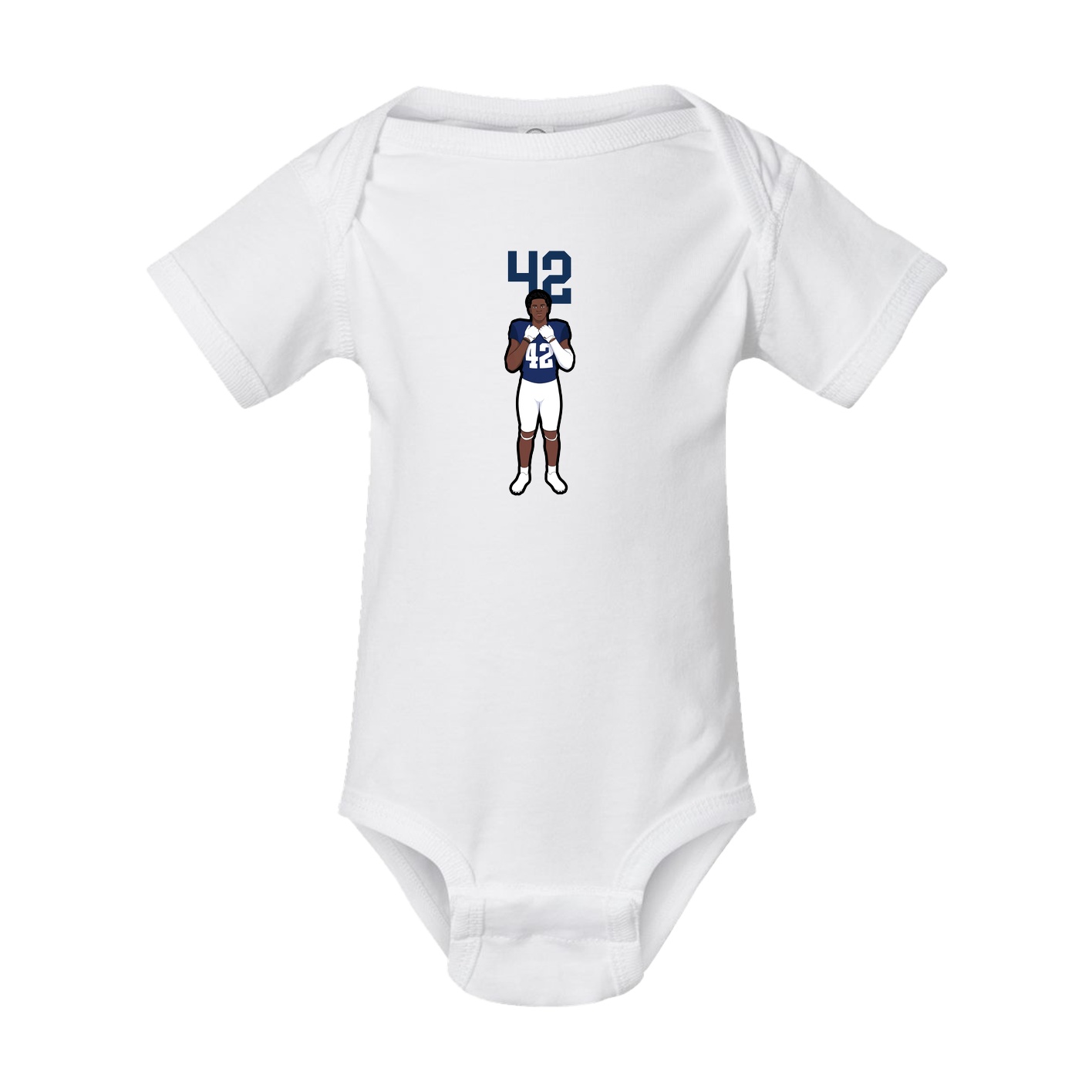 Baby Onesie — Number Top in White