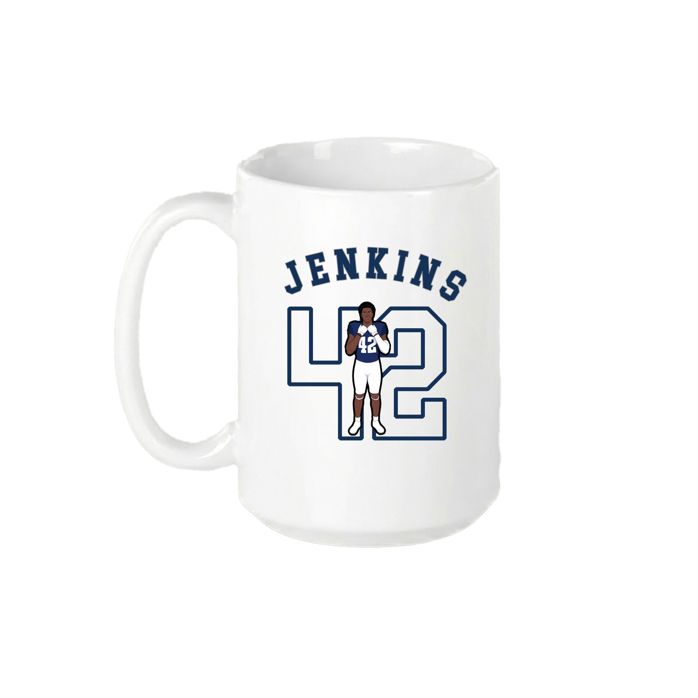 15oz Coffee Mug — Shirsey Arch in White