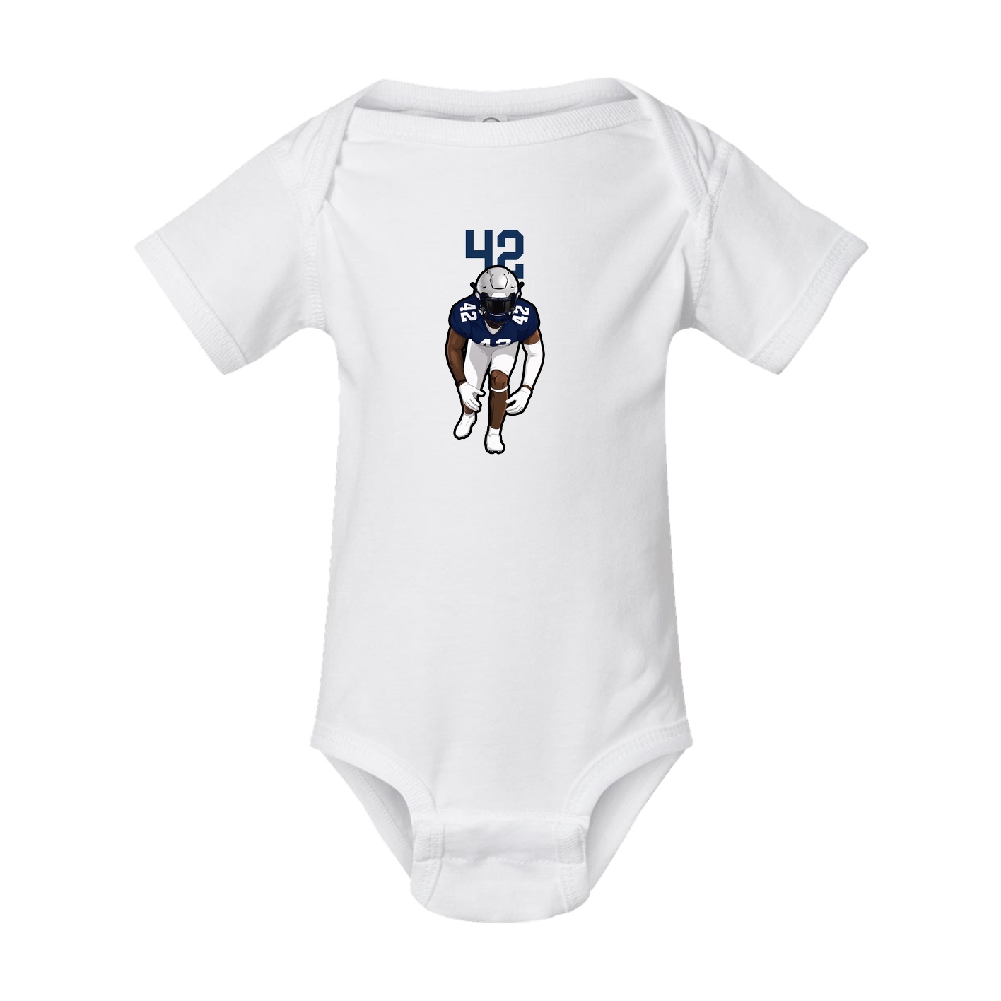 Baby Onesie — Number Top in White