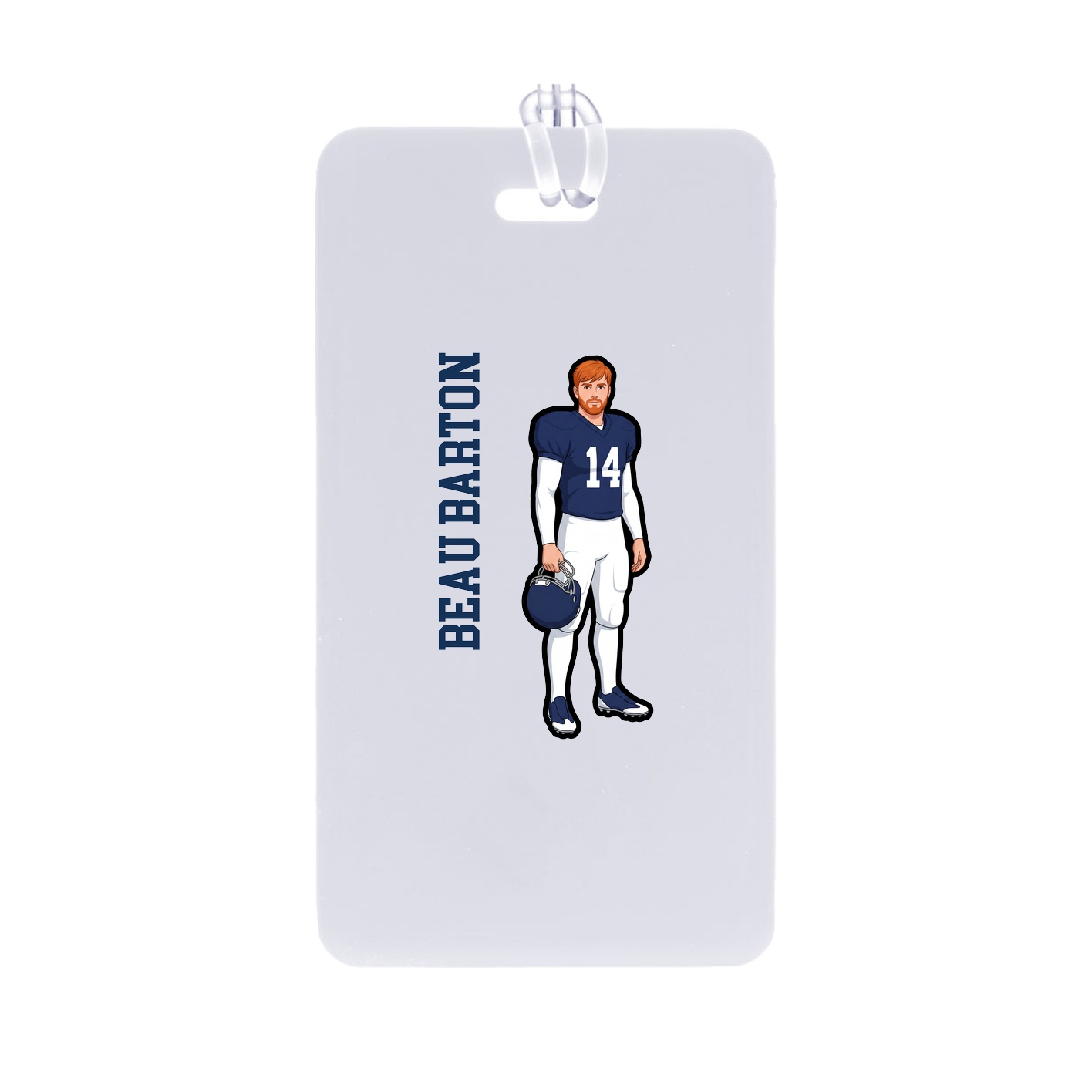 Bag Tag — Name Vertical in Classic