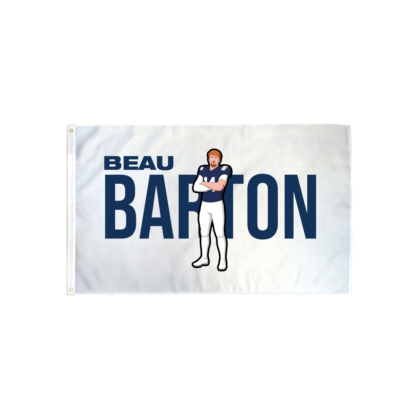 3x5 Flag — Player Name in Classic