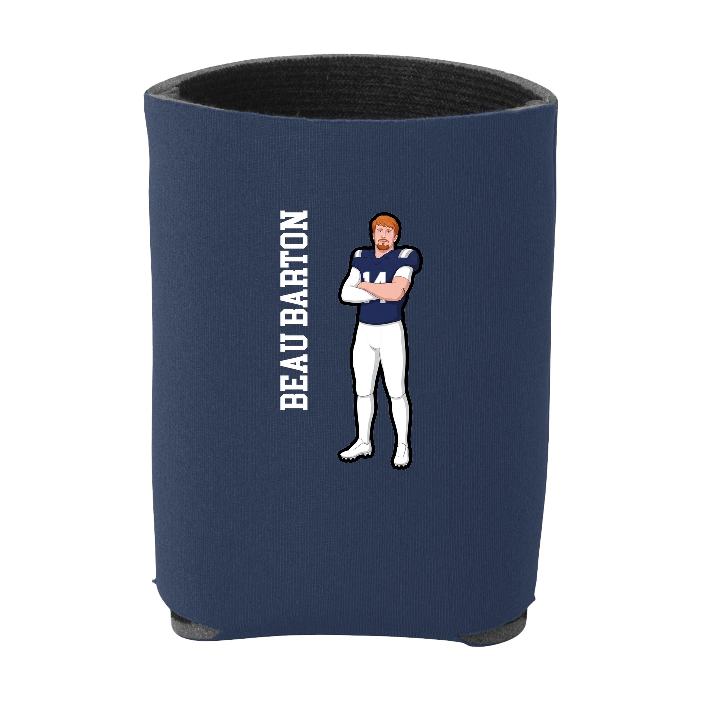 Can Holder — Name Vertical in Navy