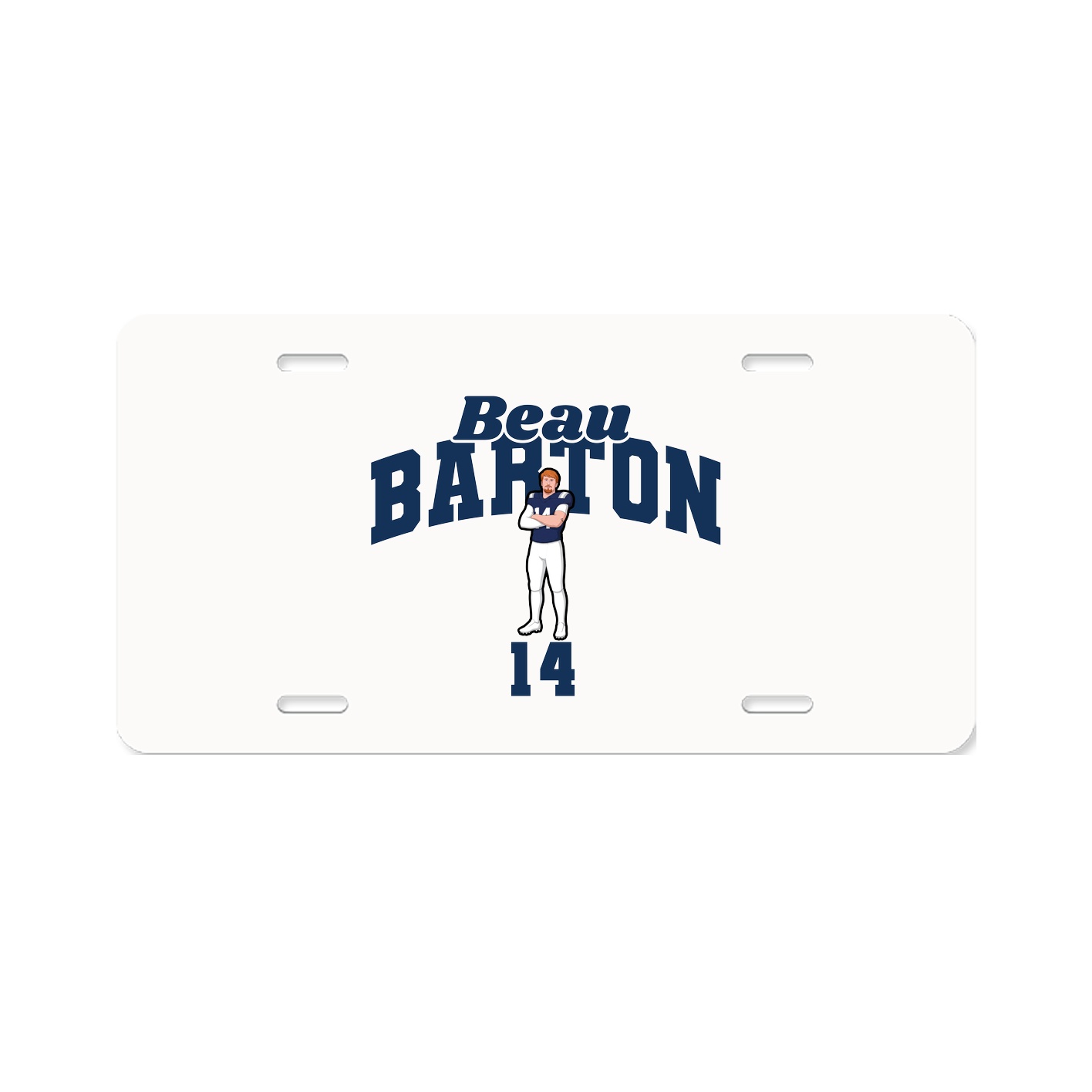 License Plate — Signature Arch in Classic