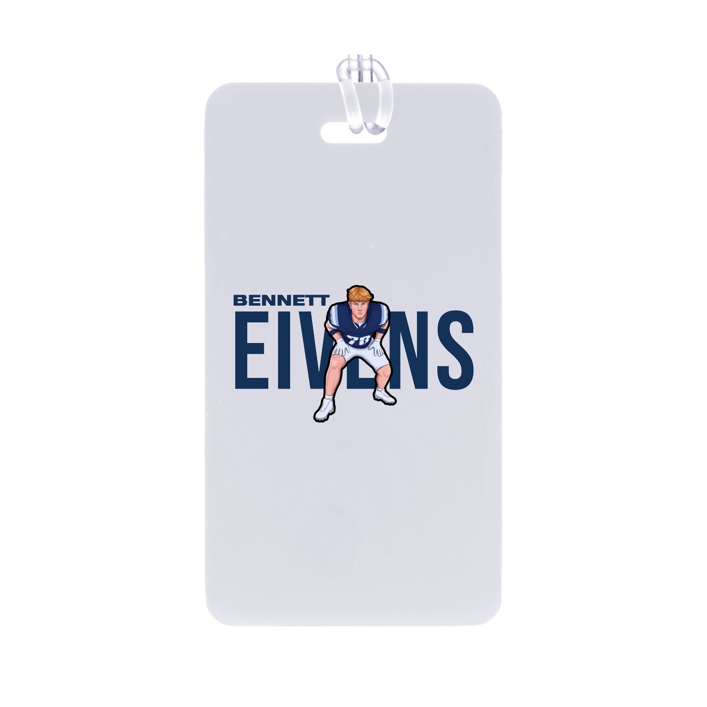 Bag Tag — Player Name in Classic