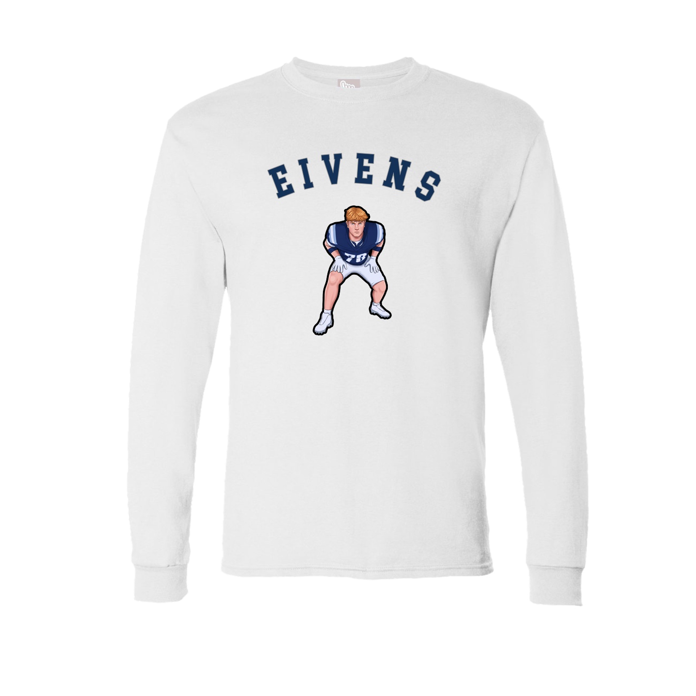 Long Sleeve Tee — Shirsey Arch in White