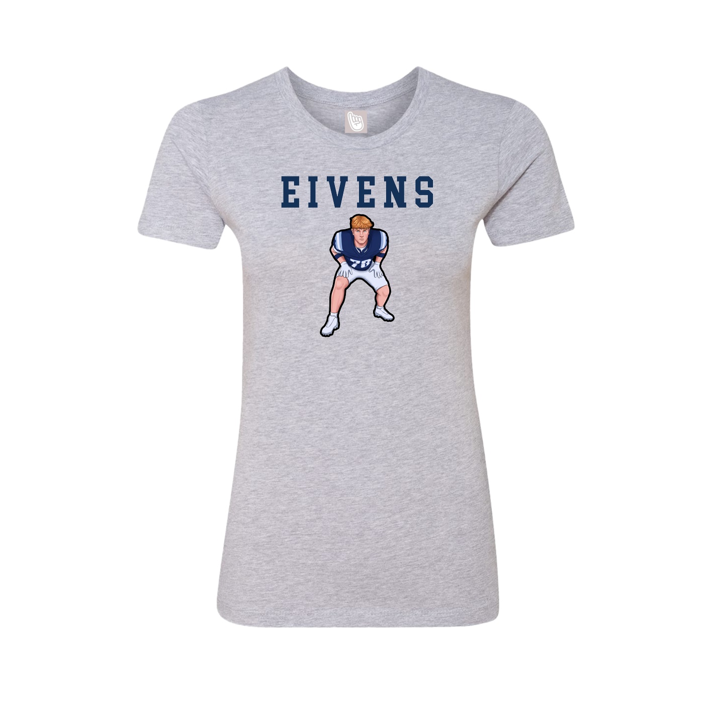 Fitted Women's Tee — Shirsey in Grey