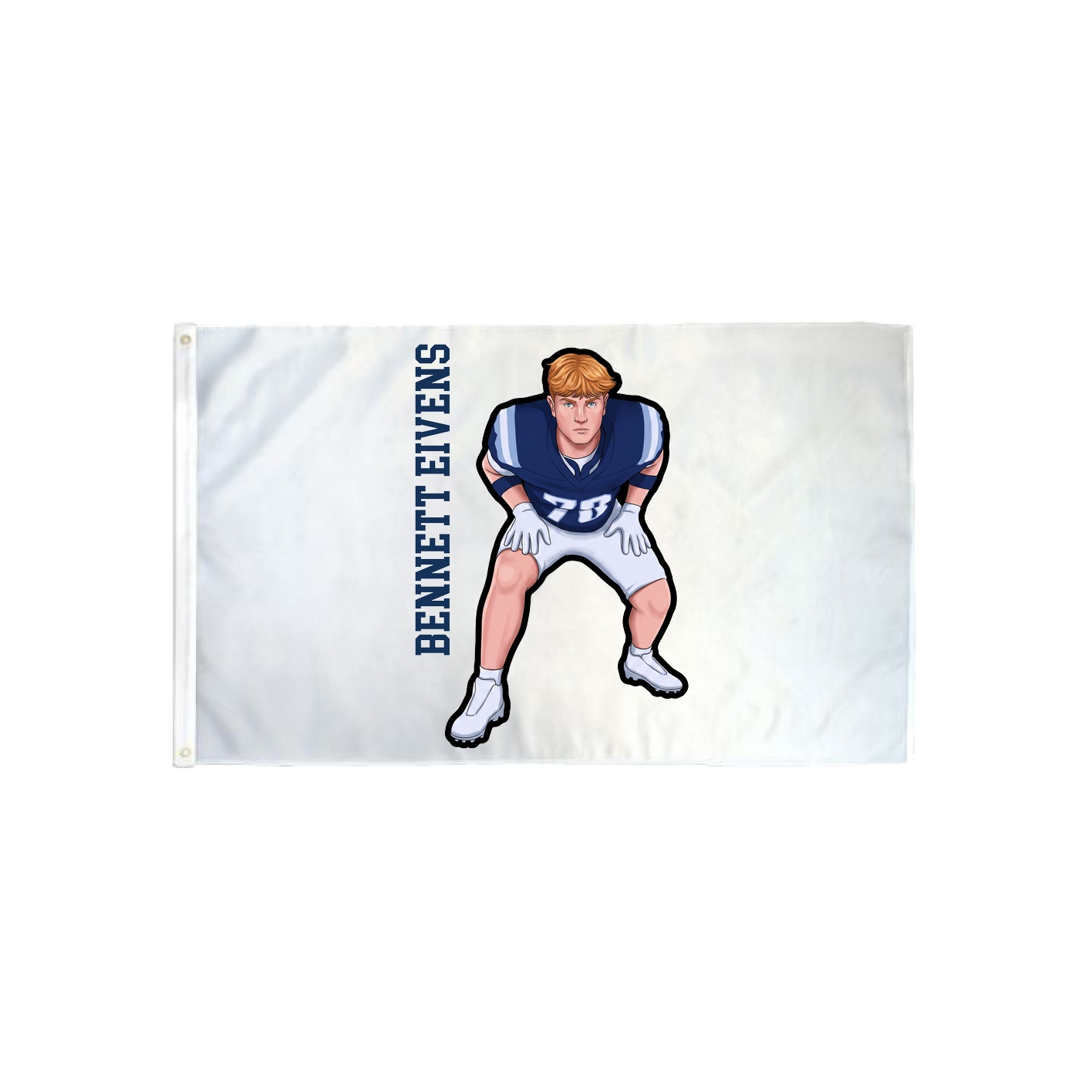 3x5 Flag — Name Vertical in Classic