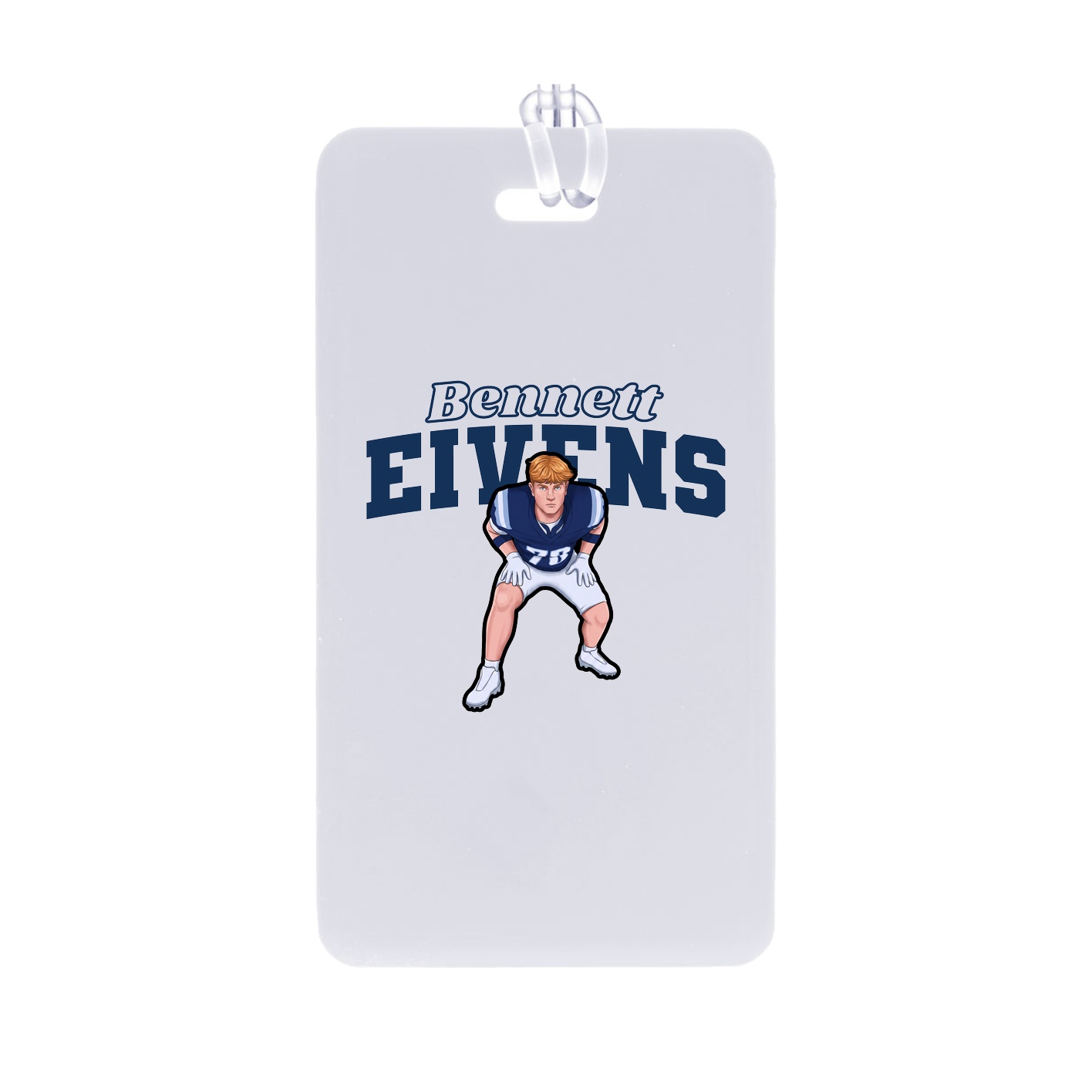 Bag Tag — Name Arch in Classic